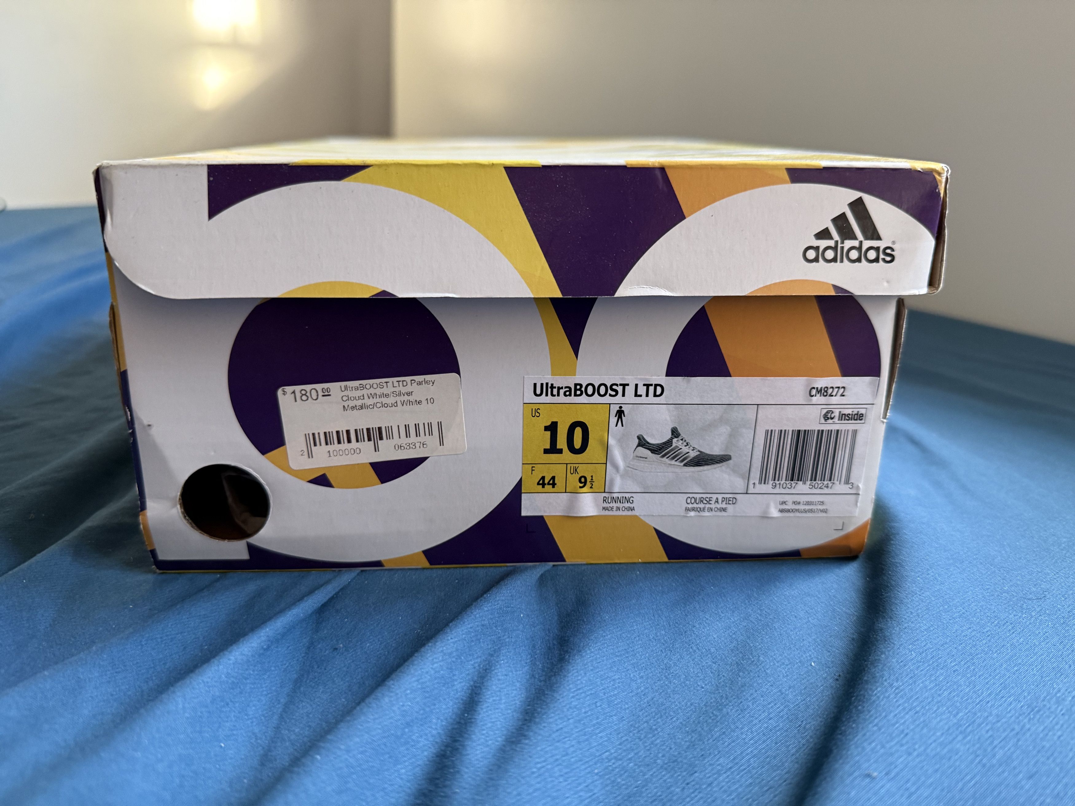 Adidas Adidas Ultraboost Ultra Boost 4.0 Parley/Cloud White CM8272 Size US 10 / EU 43 - 2 Thumbnail
