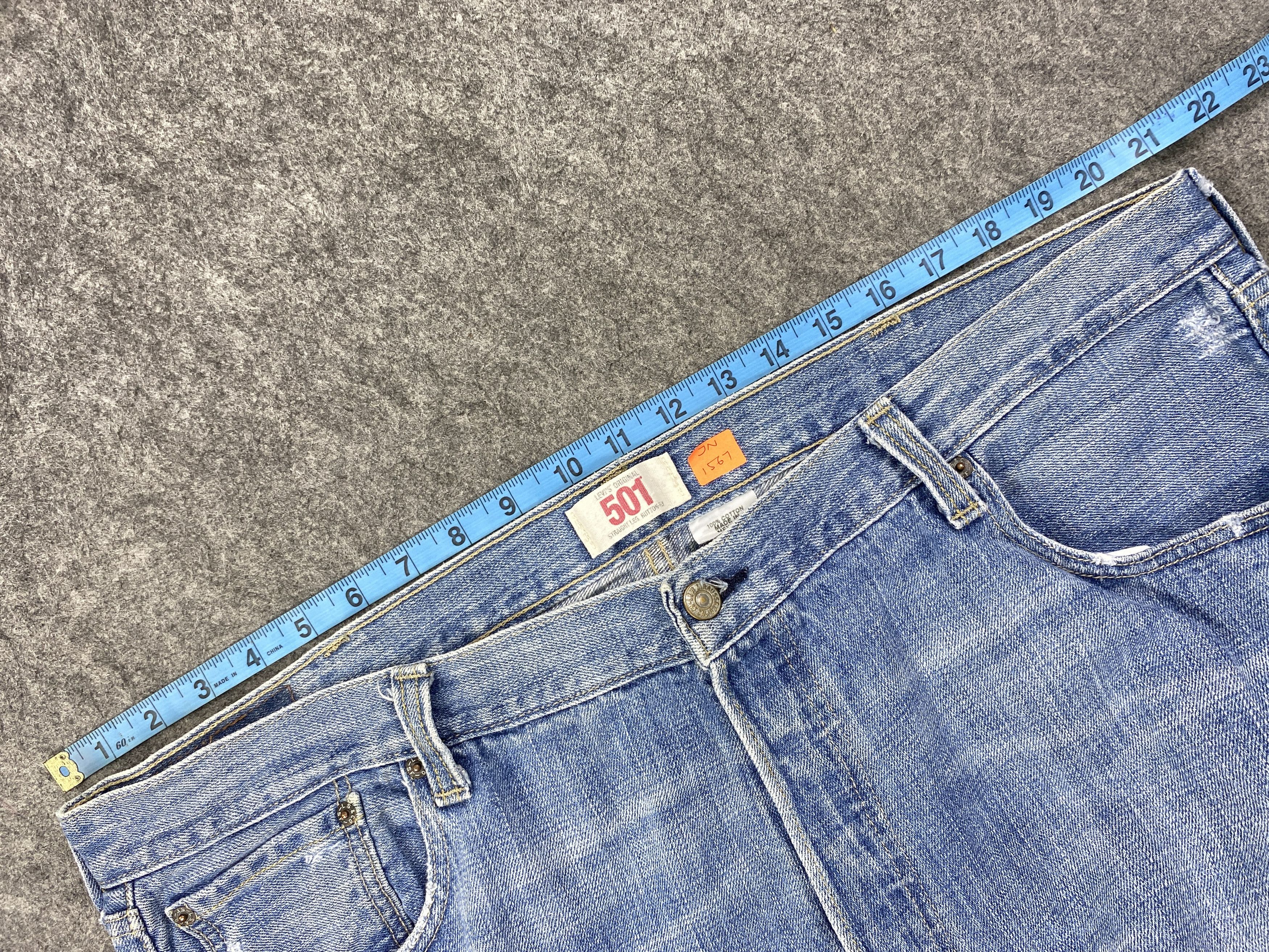 Levi's Blue Wash Vintage Levi's 501 Jeans 42x32.5 Denim -JN1567 Size US 42 / EU 58 - 5 Thumbnail