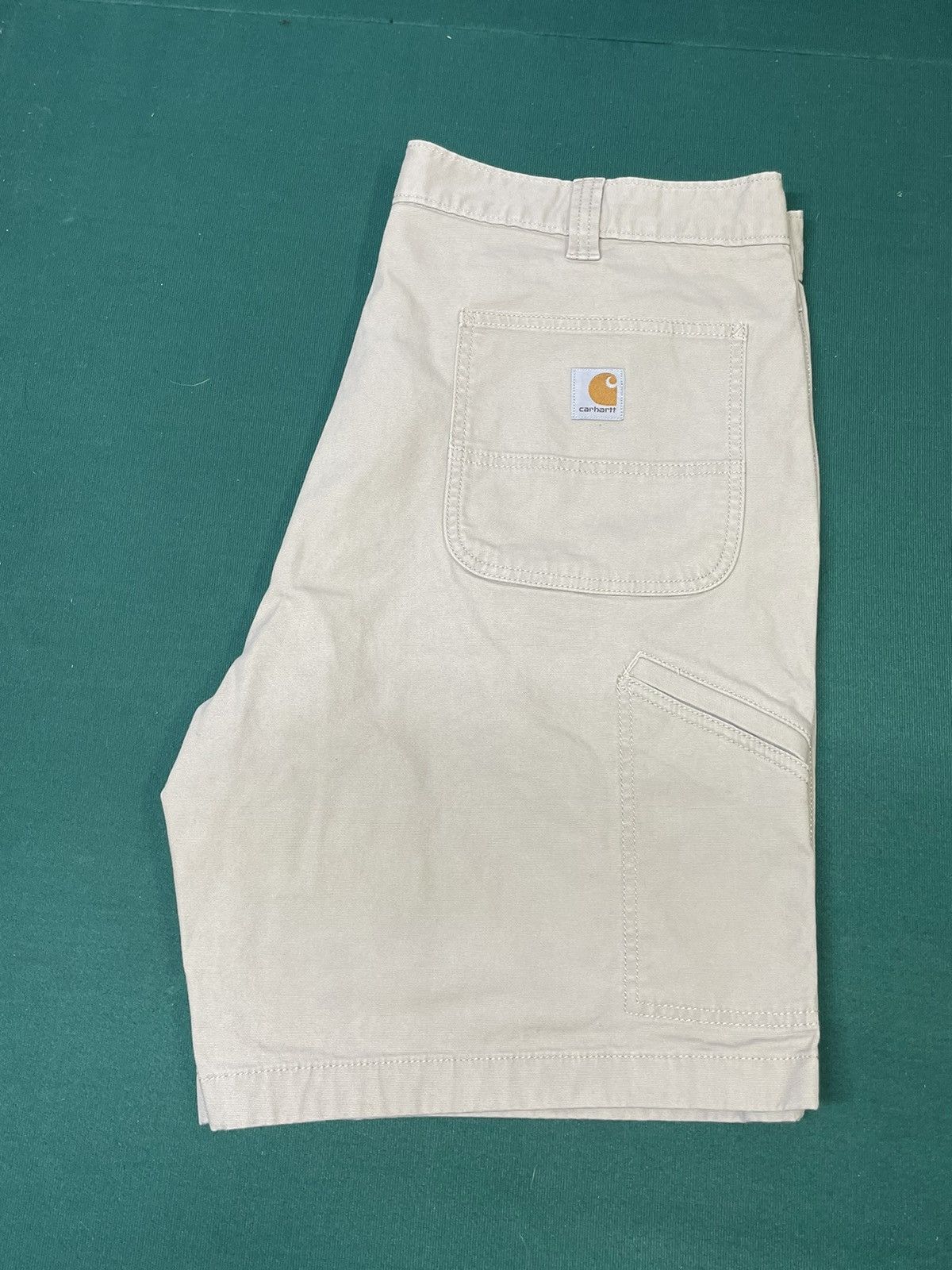 Carhartt Carhartt Relaxed Fit Work Shorts – Khaki – Size 40 Size US 40 / EU 56 - 2 Thumbnail