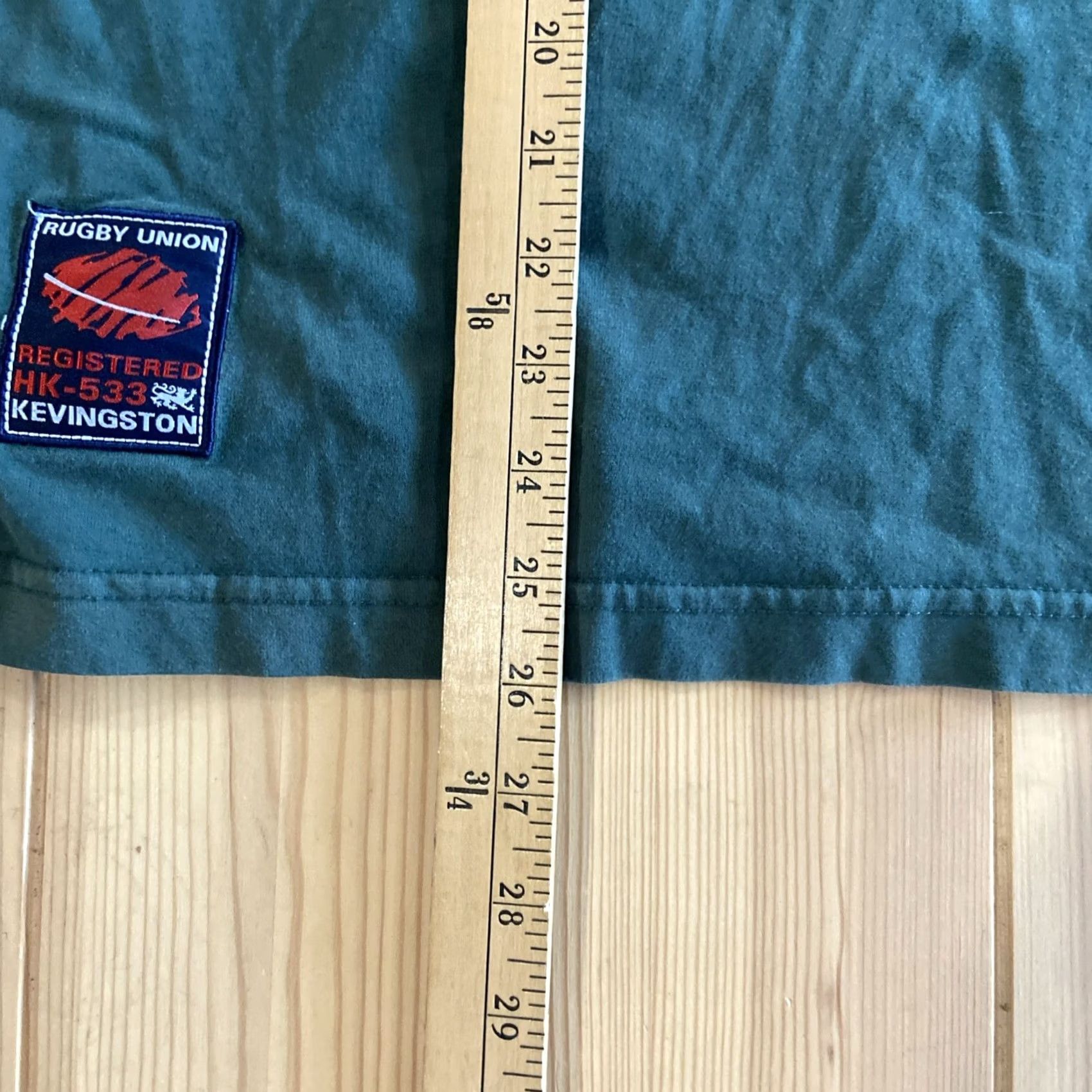 Vintage VINTAGE Kevingston Rugby Polo Shirt Men S Green Short Sleeve Embroidered Logo 90s Rugby Size US S / EU 44-46 / 1 - 4 Thumbnail