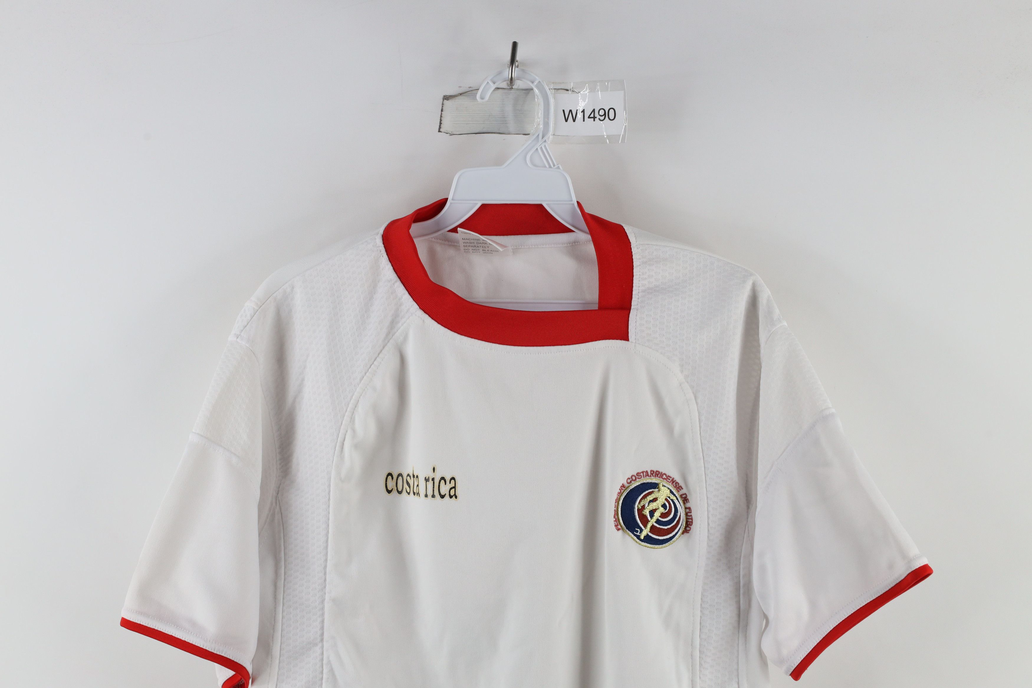 Vintage Vintage Y2K 2006 Out Costa Rica Soccer Futbol Jersey White Size US M / EU 48-50 / 2 - 2 Thumbnail