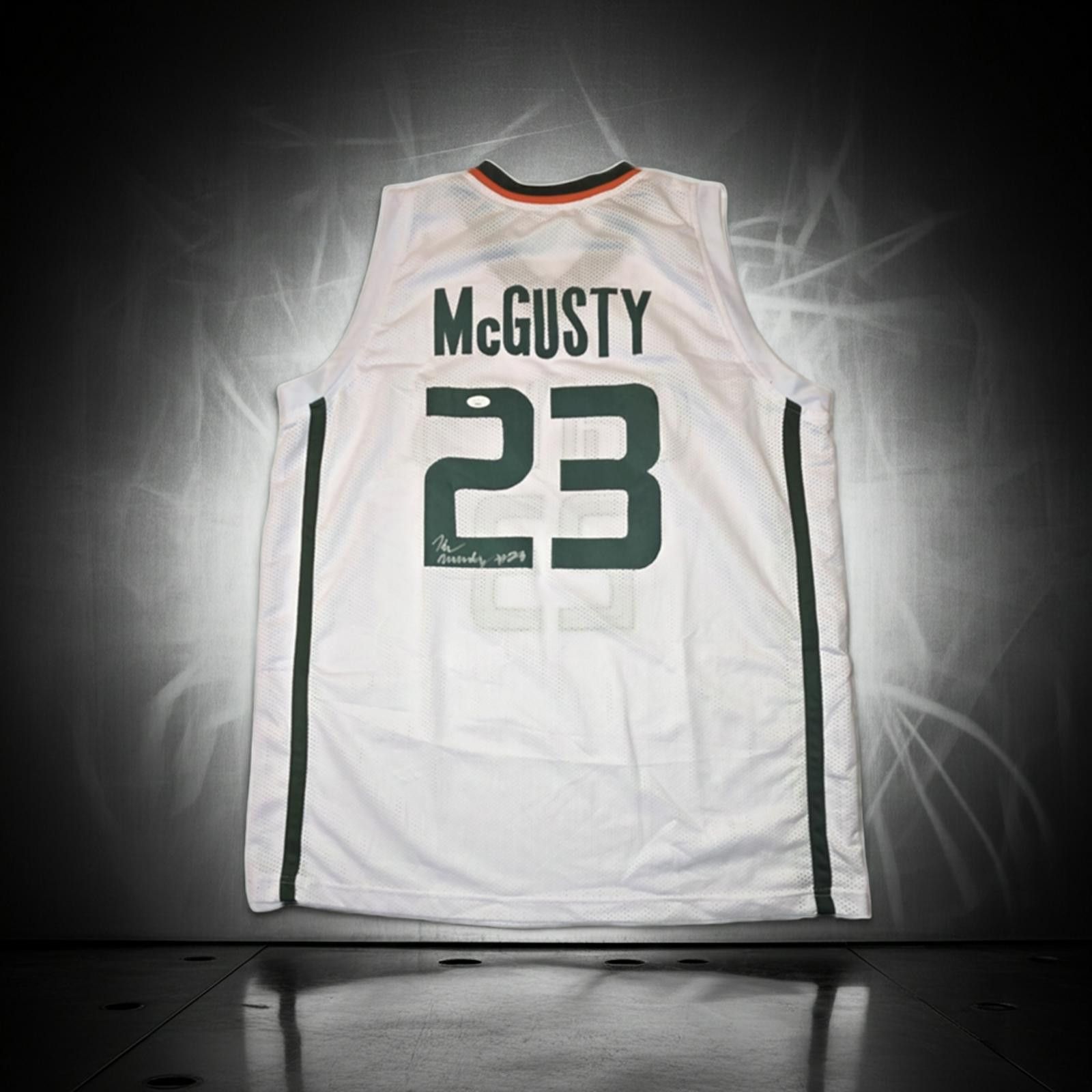 Other Kameron McGusty Hurricanes Signed Basketball Jersey coa Size ONE SIZE - 1 Thumbnail