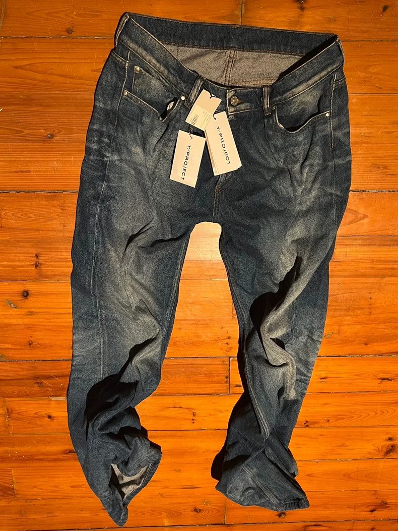 Y/Project Y/Project Distressed Denim Pants Size 32 - dmc Size US 32 / EU 48 - 1 Thumbnail