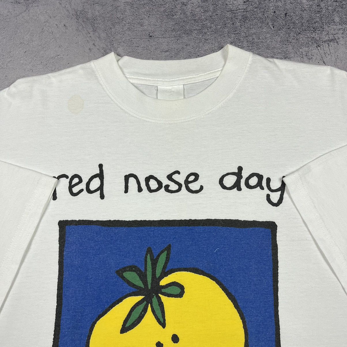 Vintage Vintage Comic Relief Red Nose Day y2k Tomato tee 1992 Size US XL / EU 56 / 4 - 6 Thumbnail