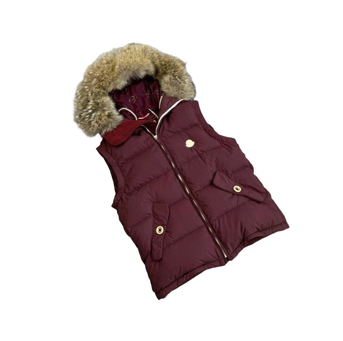 Moncler × Visvim *GRAIL* VISVIM x MONCLER AW11 V BAYAN VEST WITH COYOTE FUR Size US M / EU 48-50 / 2 - 3 Thumbnail