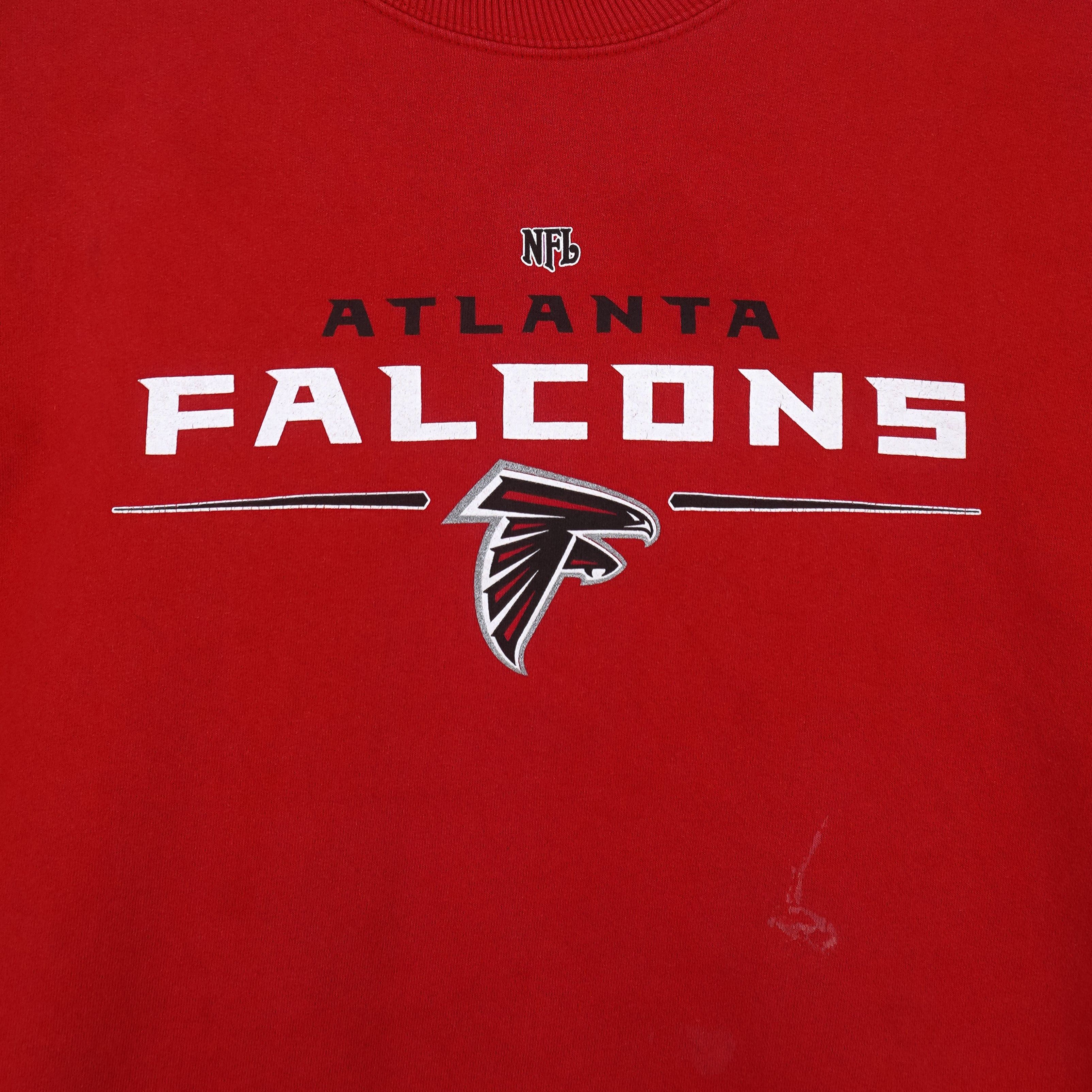 NFL Atlanta Falcons Spell-Out Crew Neck Sweatshirt 1990s Size US XL / EU 56 / 4 - 3 Thumbnail