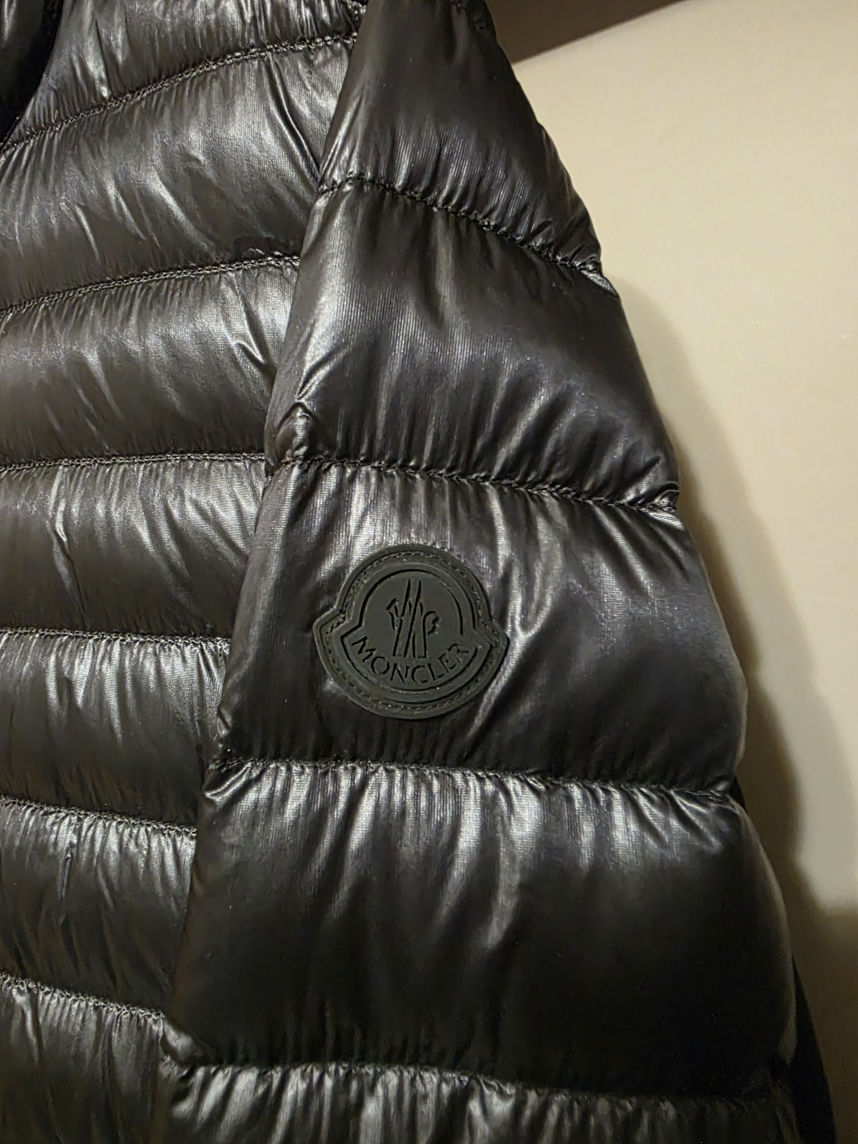 Moncler MONCLER BLACK PATCH LIGHTWEIGHT DOWN JACKET PERFECT CONDIT Size US L / EU 52-54 / 3 - 2 Thumbnail