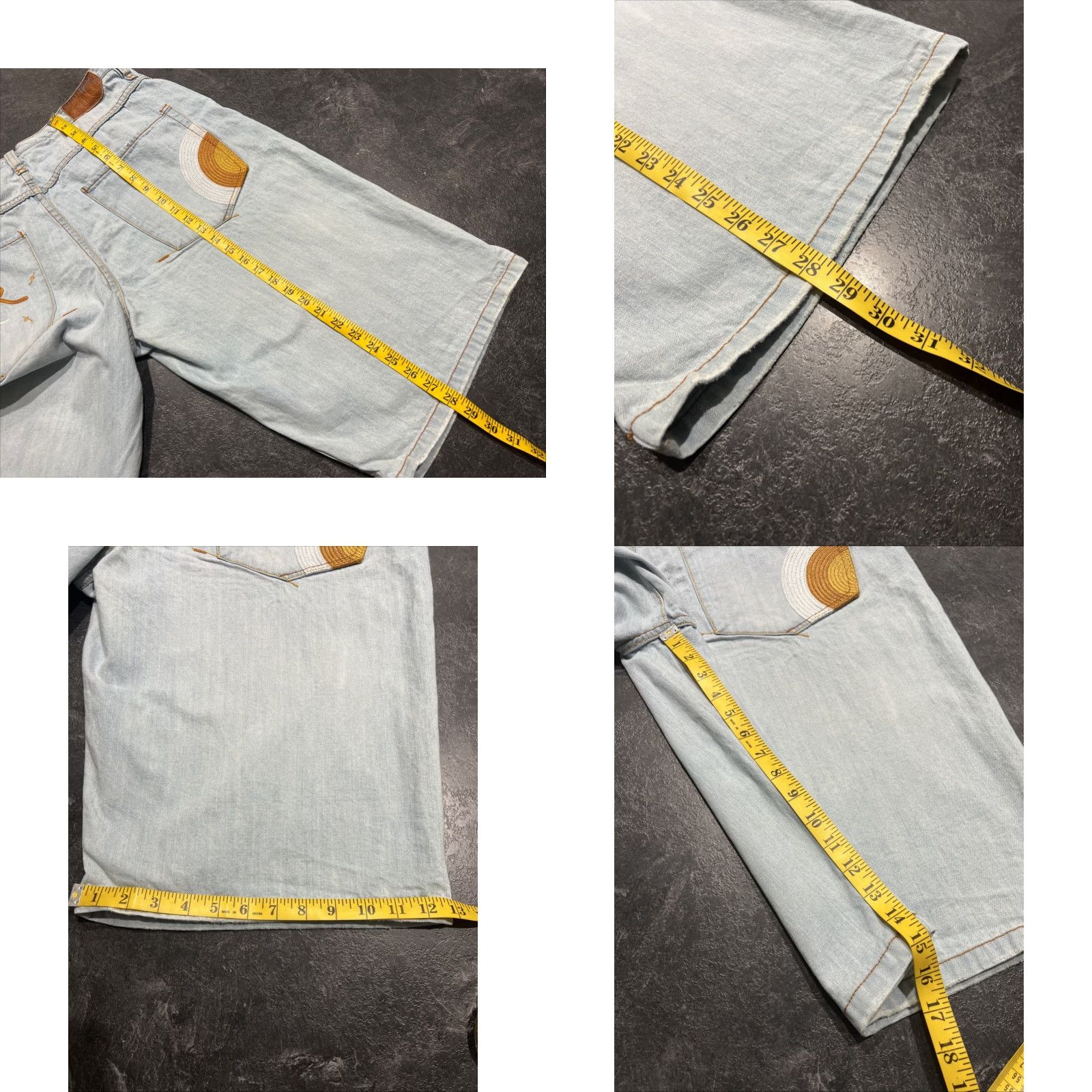 Rocawear VINTAGE Rocawear Bermuda Shorts Mens 38 Light Denim Baggy 90s Grunge Blue Cotton Polyester Embroidered Casual Mens Size US 38 / EU 54 - 8 Thumbnail
