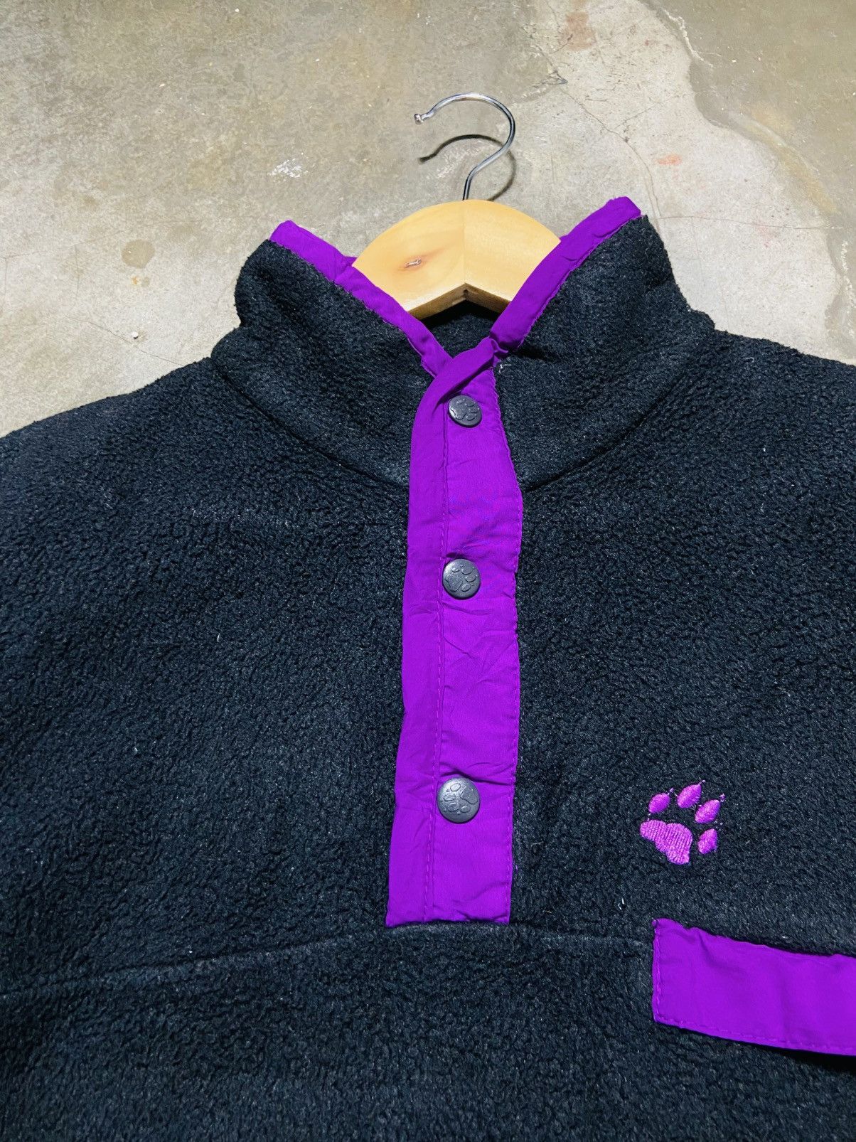 Jack Wolfskin Vintage Jack Wolfskin Half Snap Buttons Fleece Size US L / EU 52-54 / 3 - 6 Thumbnail