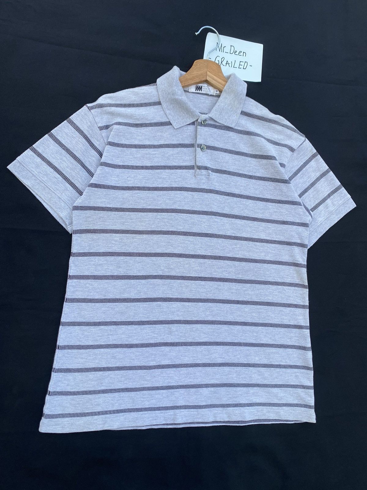 Issey Miyake Rare Vintage Issey Miyake IM Stripes Polo Shirt Size US M / EU 48-50 / 2 - 3 Thumbnail