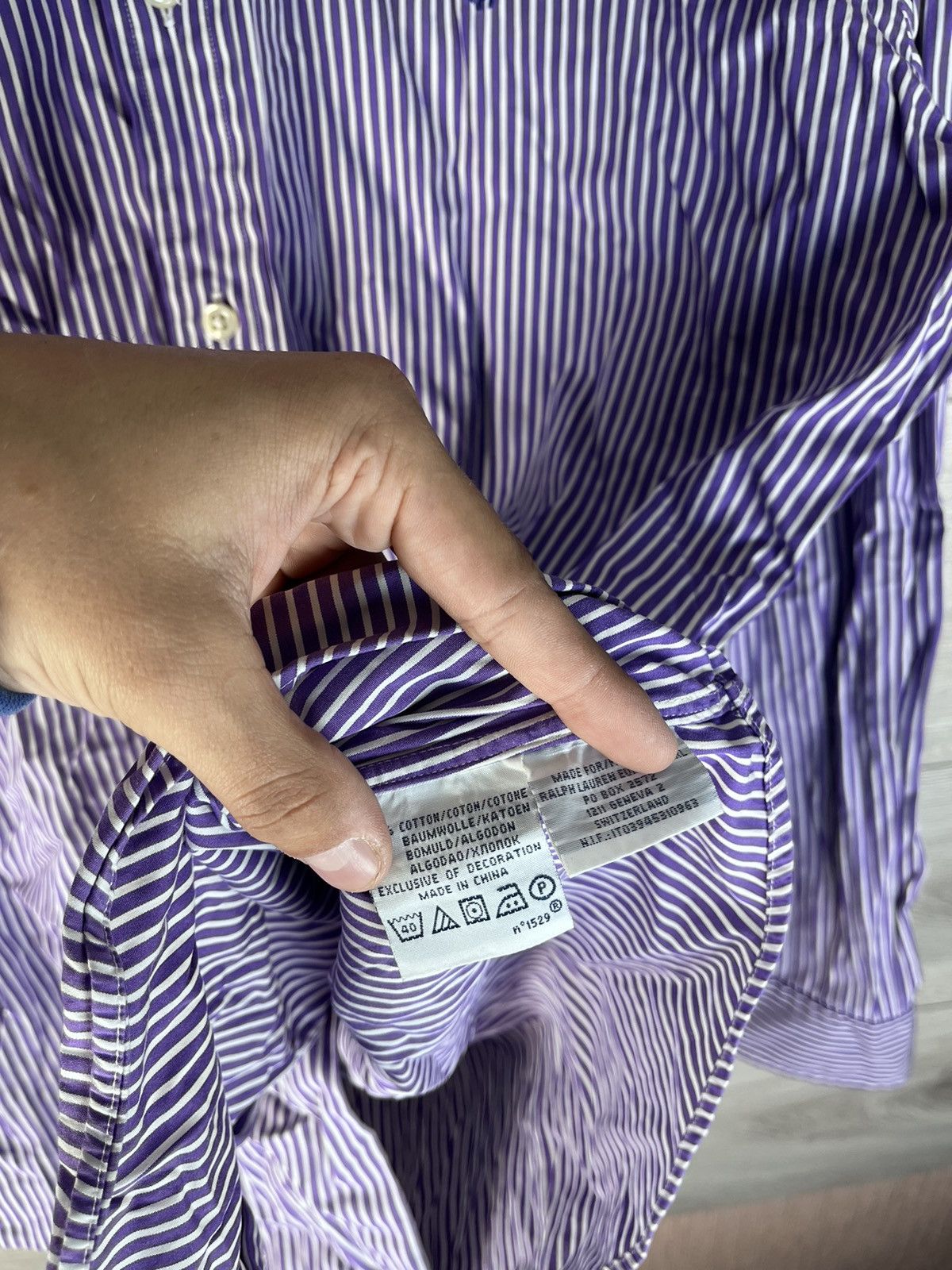 Vintage Vintage men’s Button-down shirt Polo Ralph Lauren size 40 Size US L / EU 52-54 / 3 - 6 Thumbnail