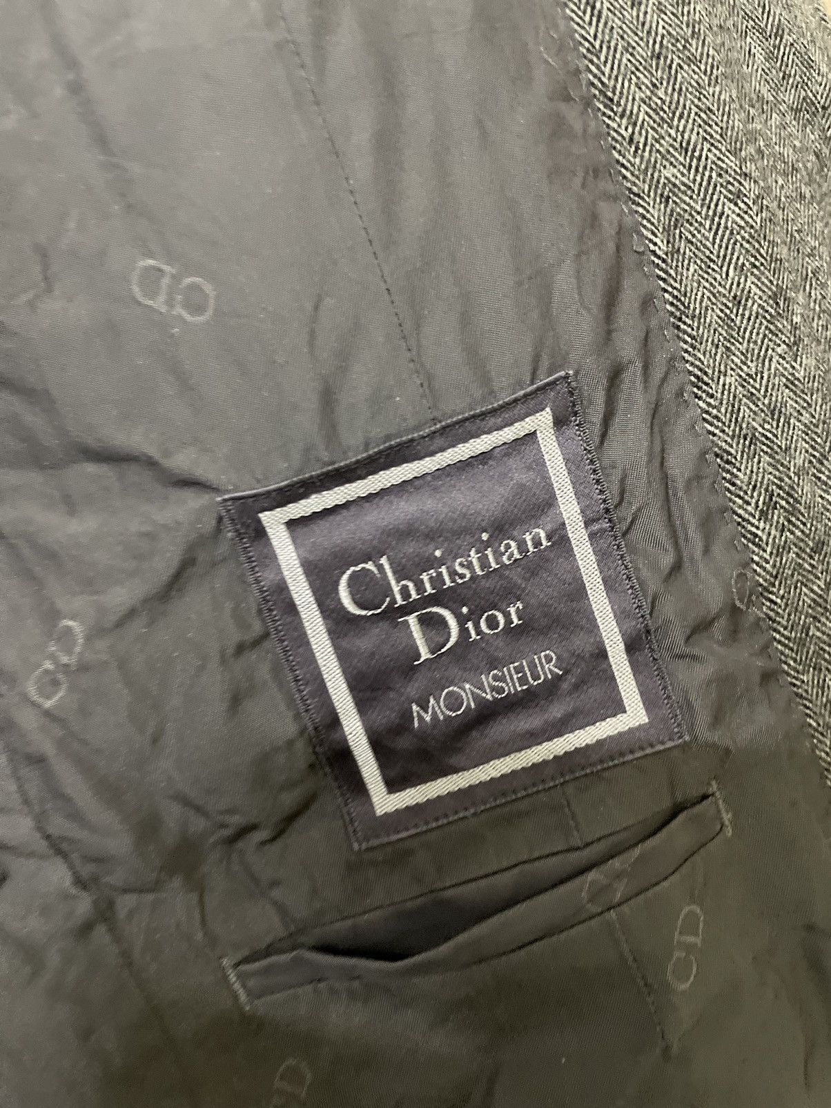 Christian Dior Monsieur × Dior × Vintage VINTAGE DIOR WOOL BLAZER Size US L / EU 52-54 / 3 - 9 Thumbnail