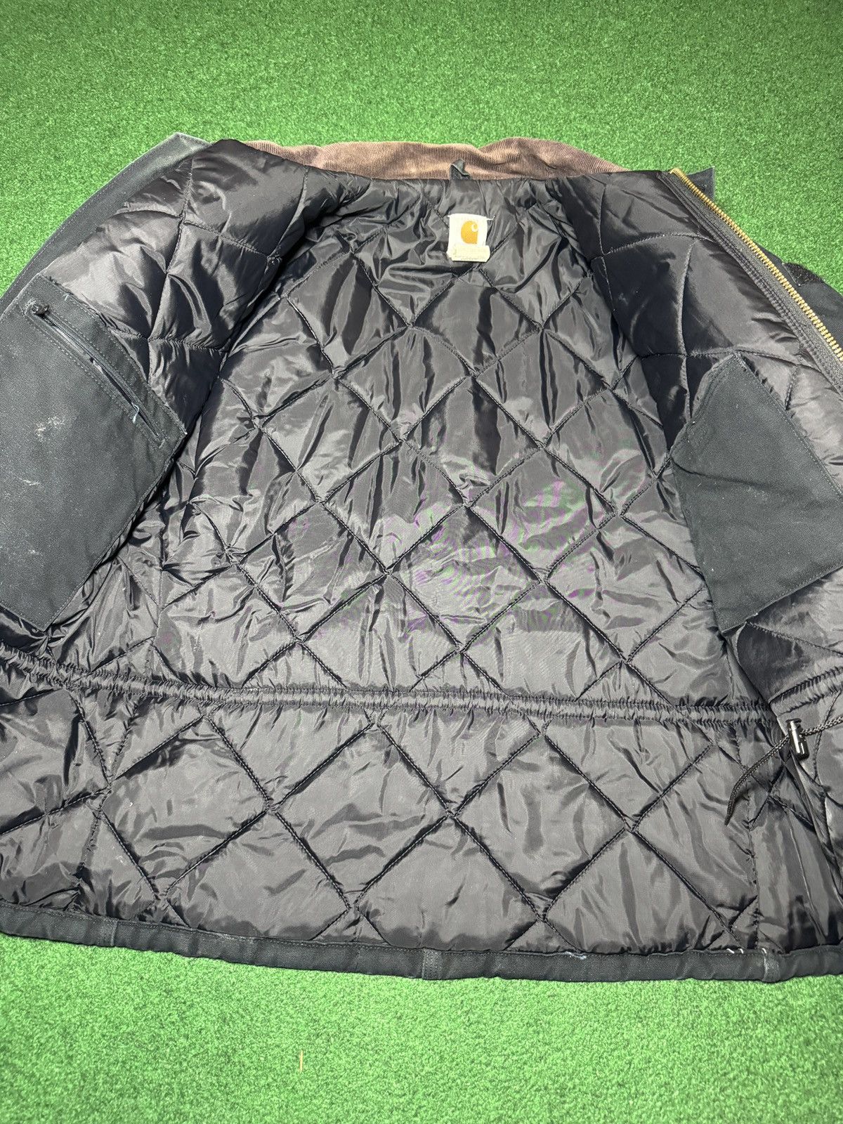 Carhartt Vintage Carhartt C03 Black Full Zip Arctic Work Jacket Size US XL / EU 56 / 4 - 4 Thumbnail