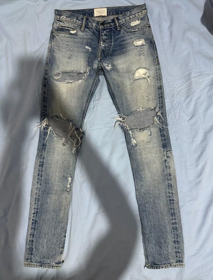 Fear of God Fear of God Season 4 OG Blue Bull Size US 28 / EU 44 - 1 Thumbnail
