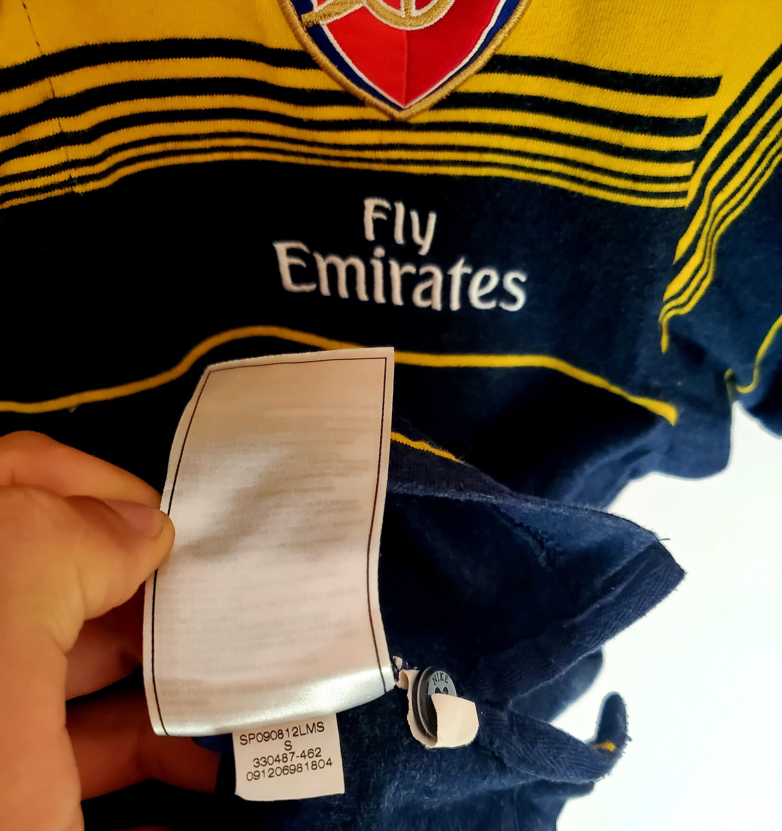 Nike Vintage 2009-10 Arsenal Nike Polo Shirt size S Size US S / EU 44-46 / 1 - 6 Thumbnail