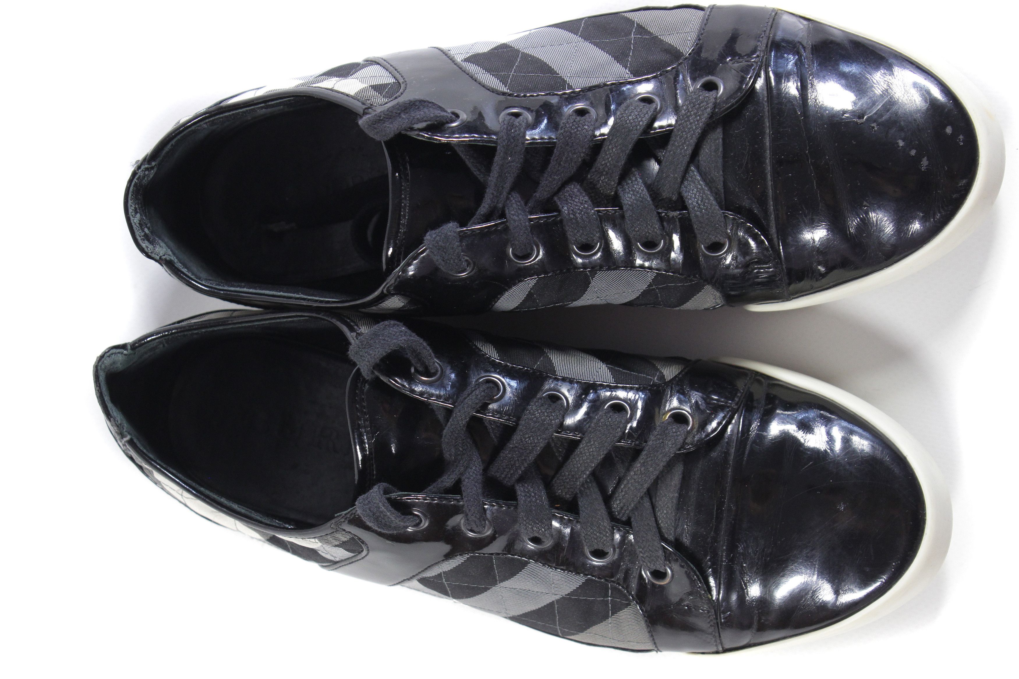 Burberry Nova Check Patent Leather Shoes Size US 8 / IT 38 - 5 Thumbnail