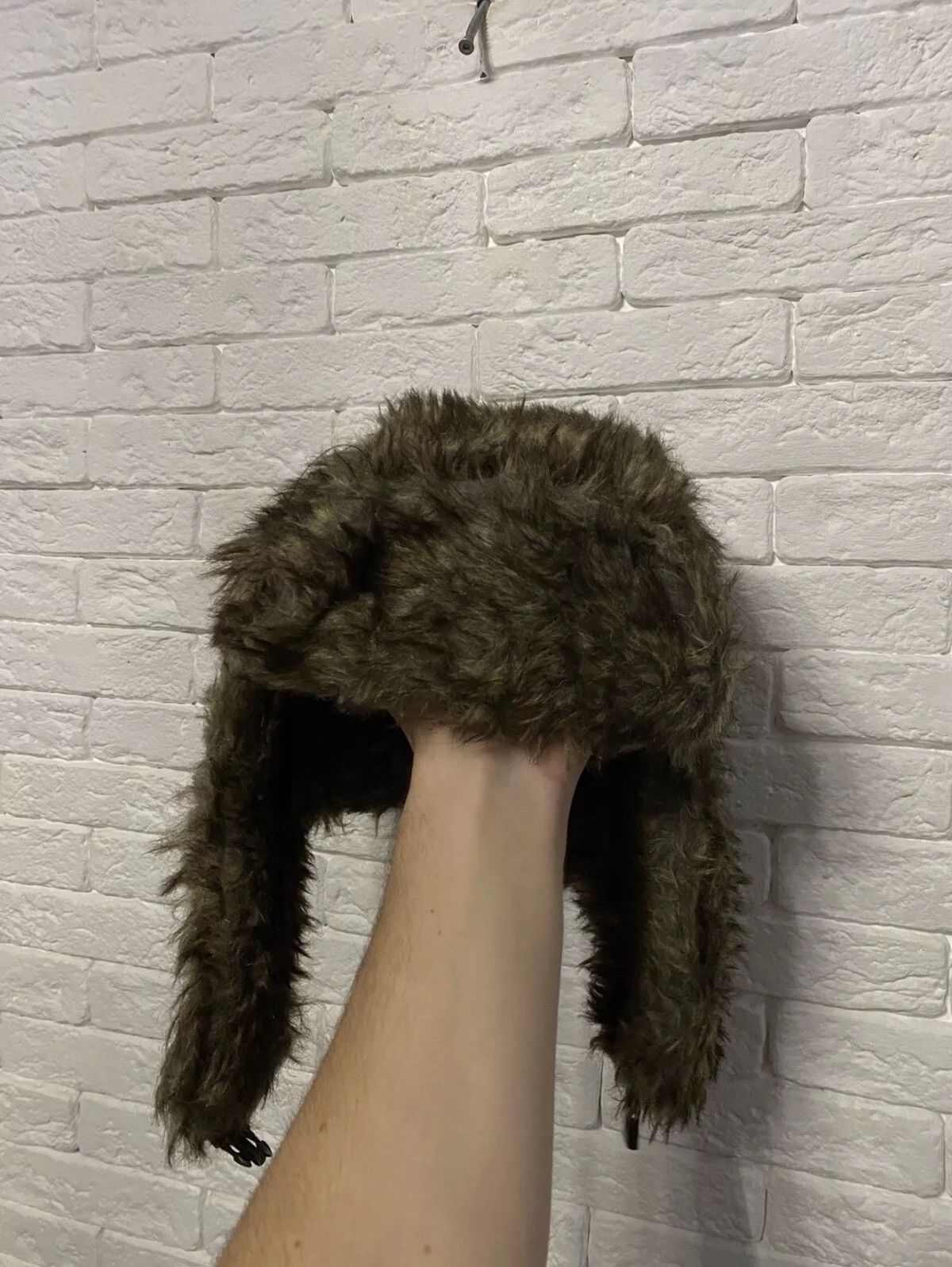 Other Avantgarde Opium Fur Hat "USHANKA" Mohair Y2K Size ONE SIZE - 2 Thumbnail