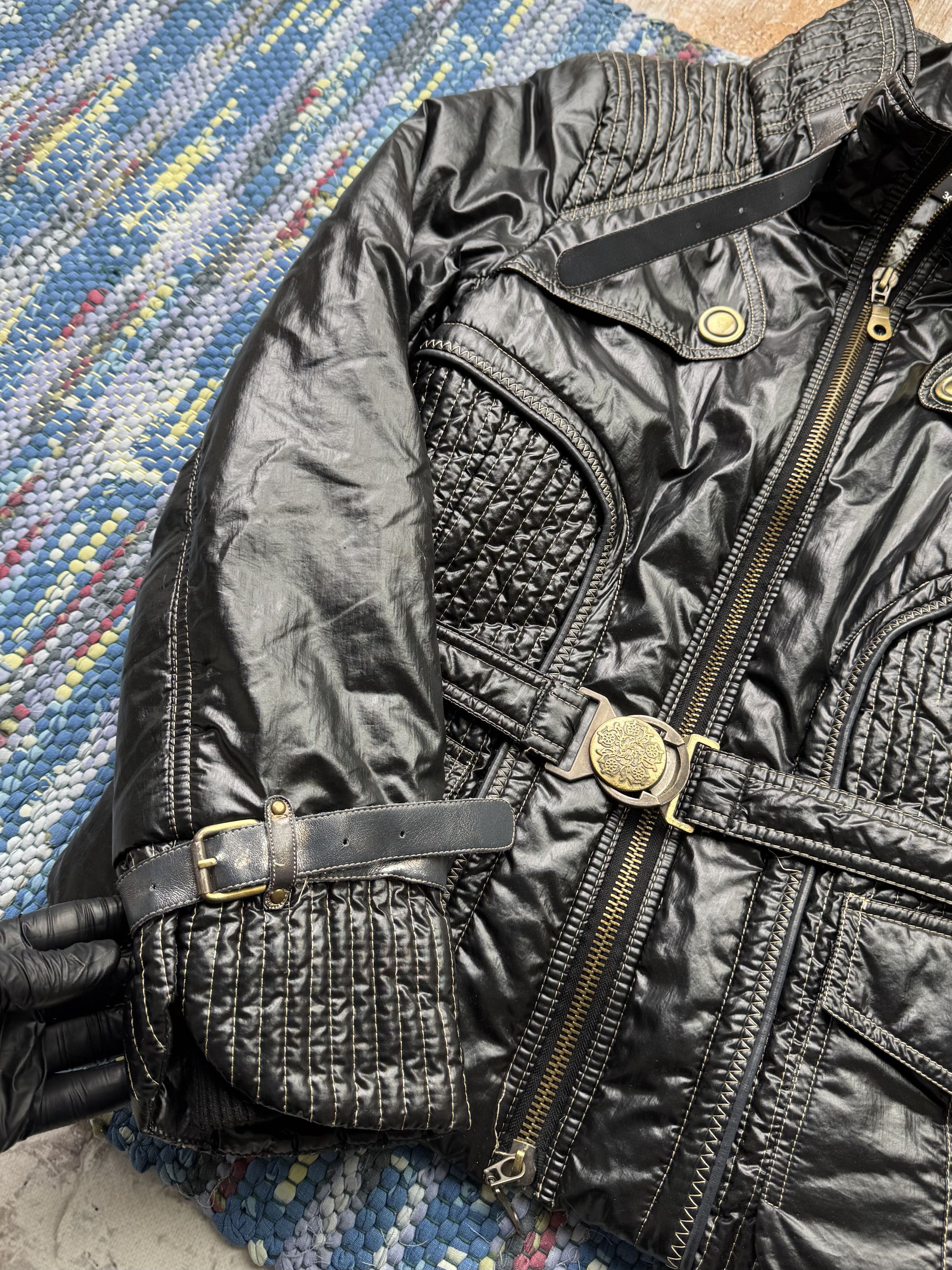 Vintage Vintage Jacket With Belted A385(204)D15 Size M / US 6-8 / IT 42-44 - 4 Thumbnail