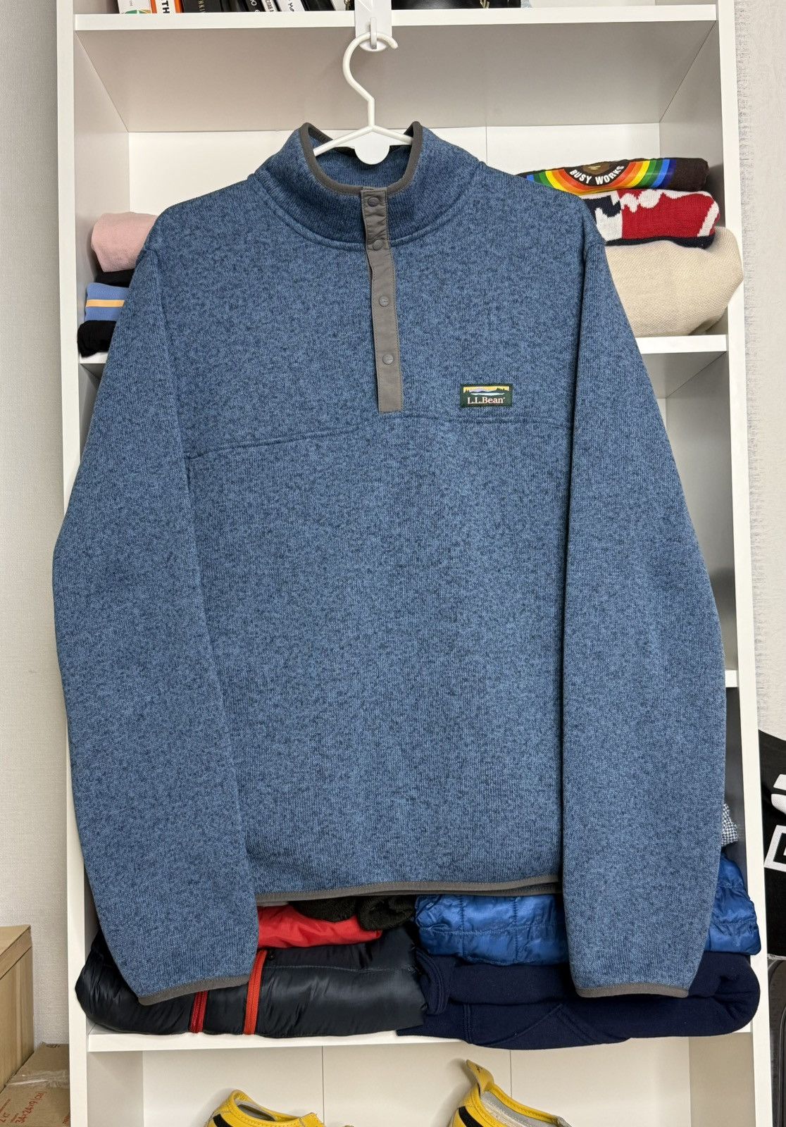 L.L. Bean L.L.Bean blue mens fleece jacket size L Size US L / EU 52-54 / 3 - 1 Thumbnail