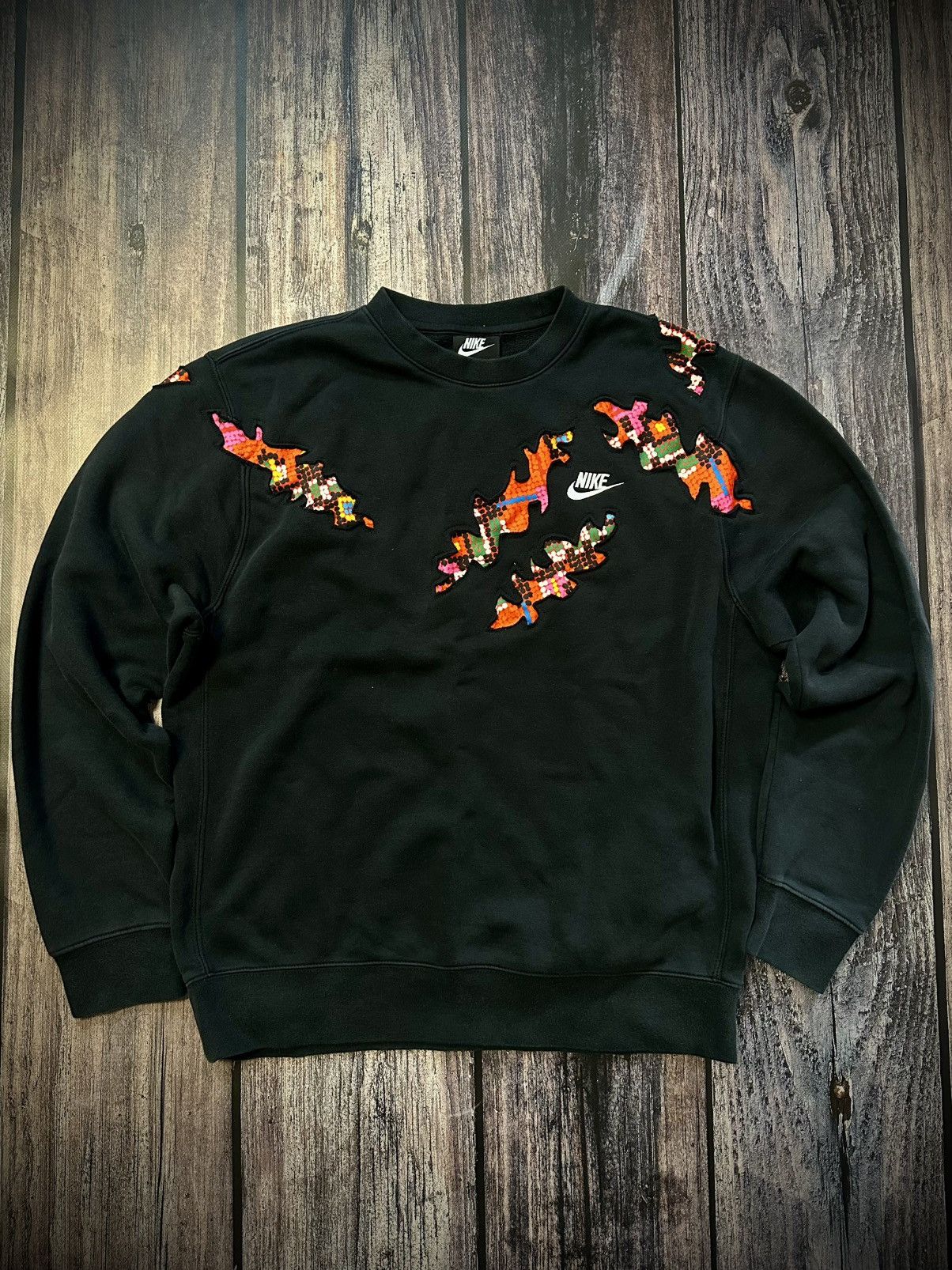 Nike Custom Sweatshirt Vintage 90s Reworked