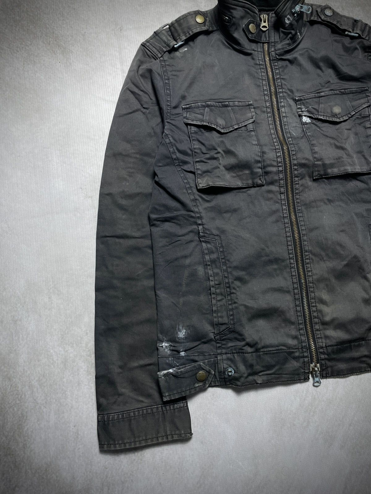 14th Addiction 2000’s Rattle Trap - Faded Cyber Riders Jacket Size US M / EU 48-50 / 2 - 3 Thumbnail