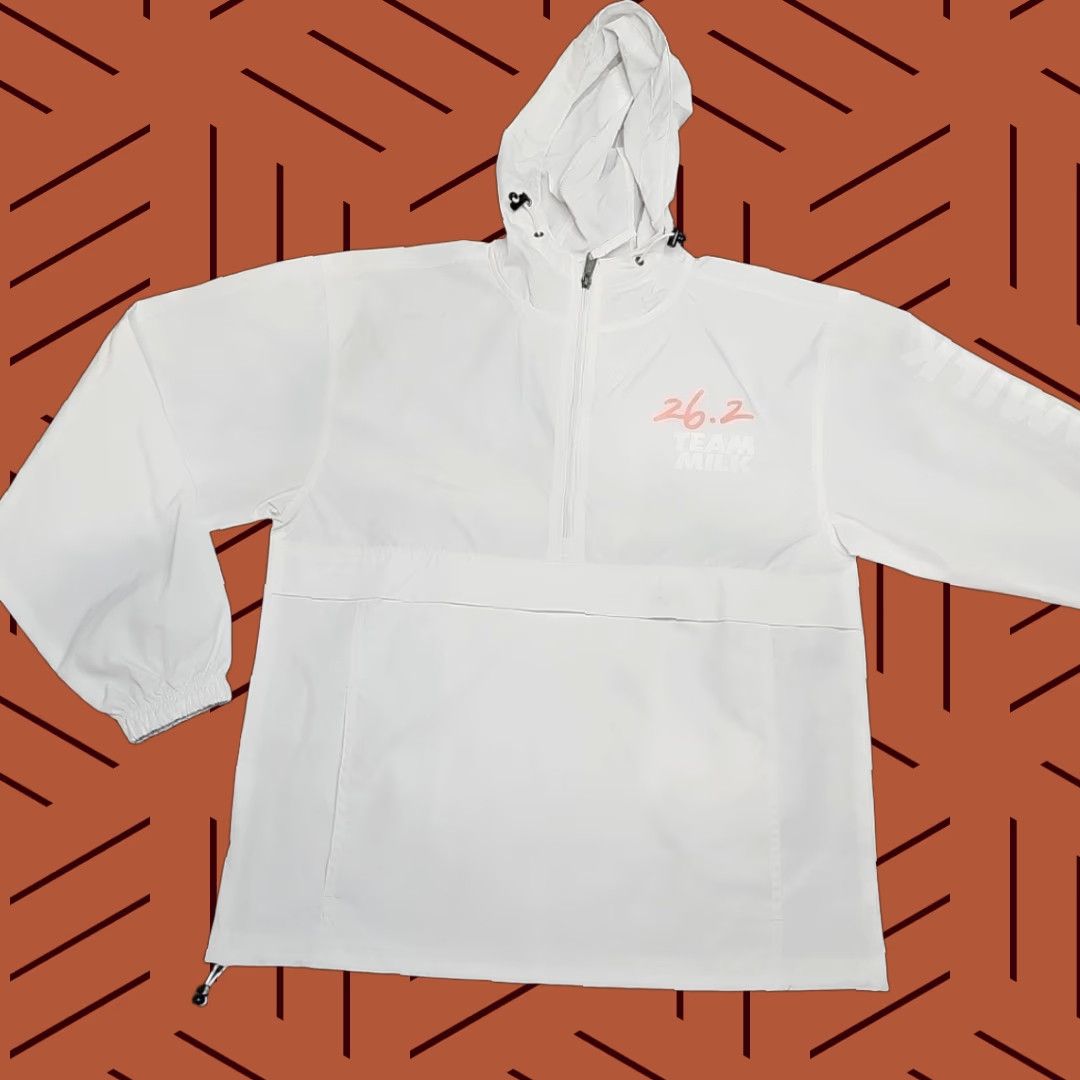 Champion Champion Running Jacket Windbreaker Small White Women’s 2024 Momentum Rabbit Marathon Lightweight Activewear Spring Summer Fall Mens Womens Girls Size S / US 4 / IT 40 - 1 Thumbnail