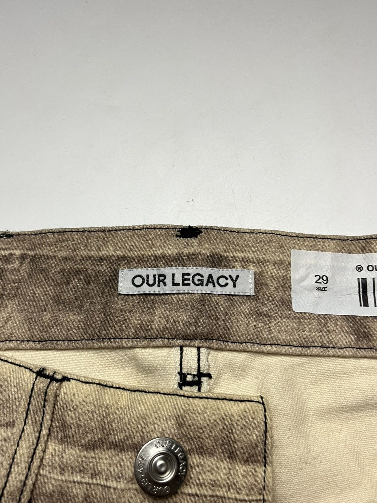 Our Legacy Our Legacy Third Cut Digital Print Denim Jeans Size US 29 - 8 Thumbnail