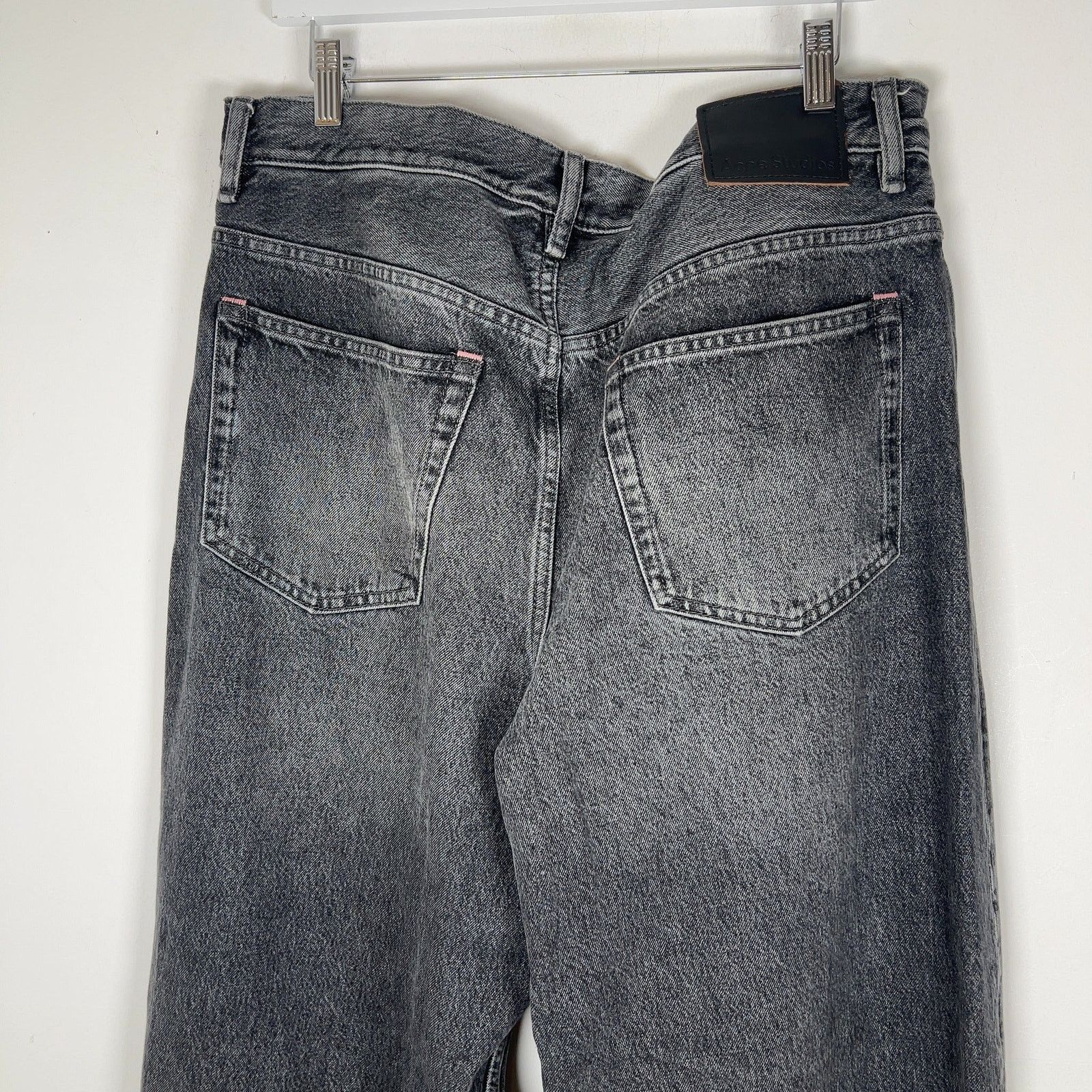 Acne Studios Acne Studios 1989 Ash Black Wide Leg Jeans Size US 32 / EU 48 - 6 Thumbnail