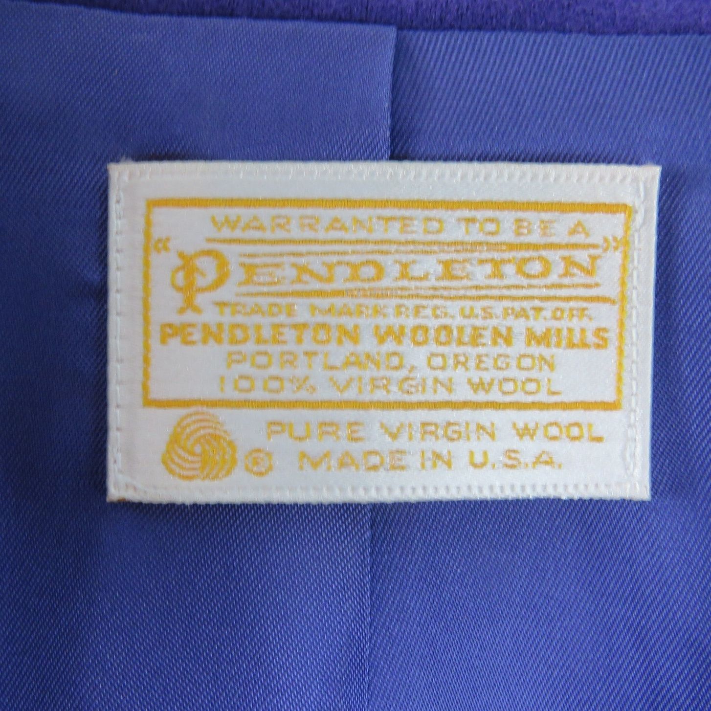 Pendleton × Vintage Vintage Pendleton Purple Blazer Jacket Wool XL Size XXL / US 16-18 / IT 52-54 - 5 Thumbnail