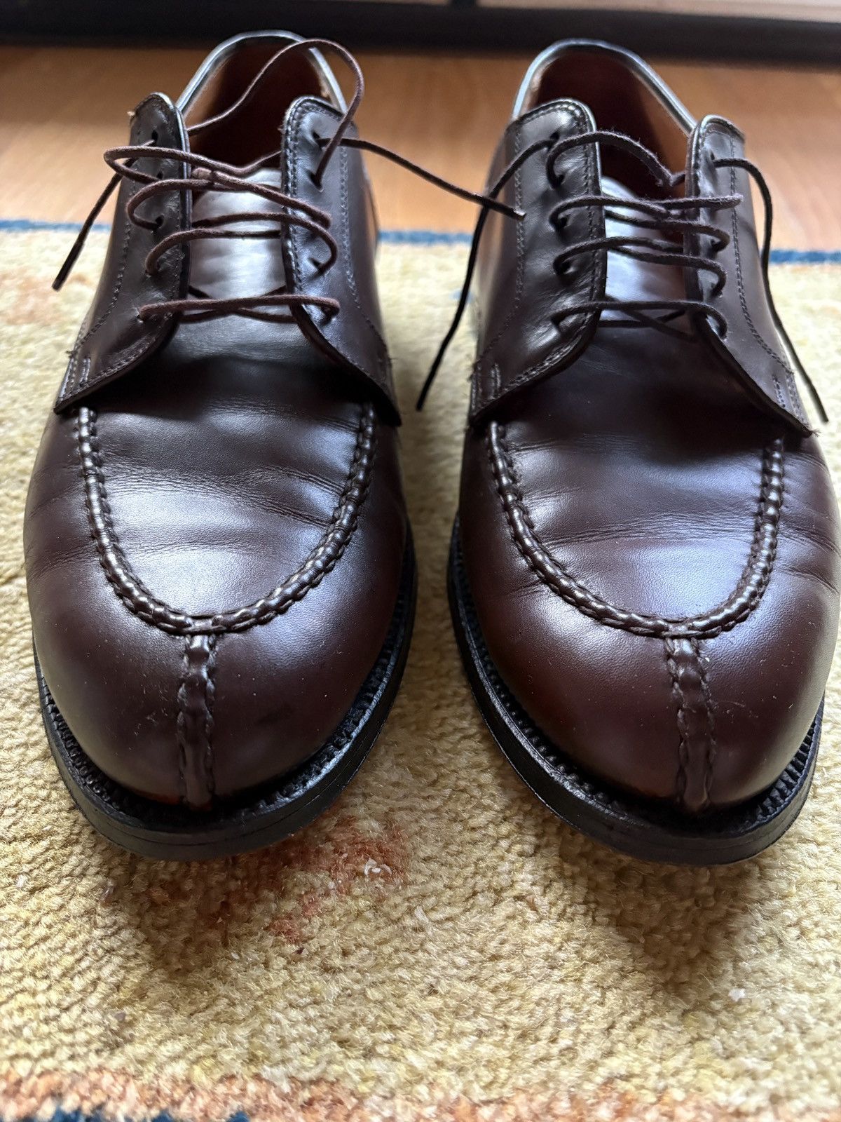 Alden Alden Brown Split Toe Derby 9D Size US 9 / EU 42 - 2 Thumbnail