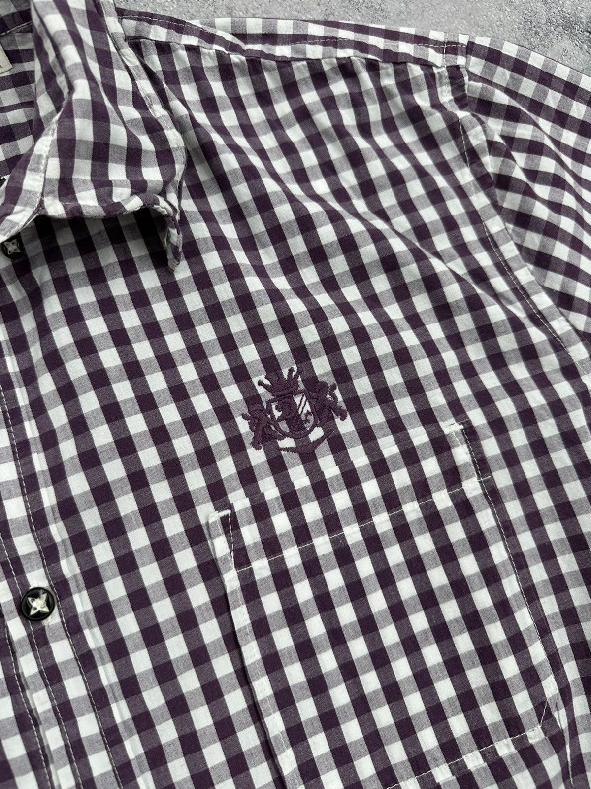 Diesel Vintage Diesel Button Up Short Sleeve Shirt Y2K Checkered Size US XL / EU 56 / 4 - 5 Thumbnail
