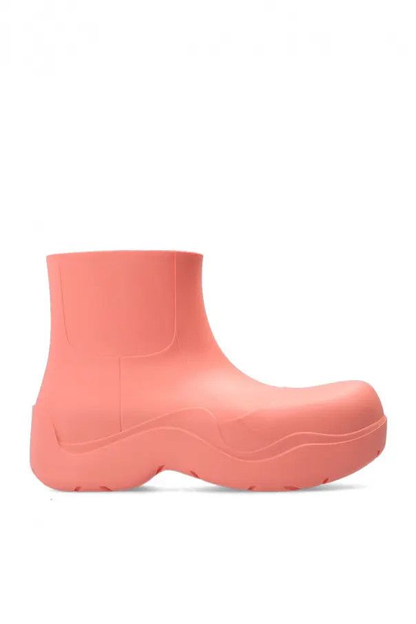 Bottega Veneta o1n1vont1125 Puddle Ankle Boots in Pink Size US 8 / IT 38 - 1 Thumbnail