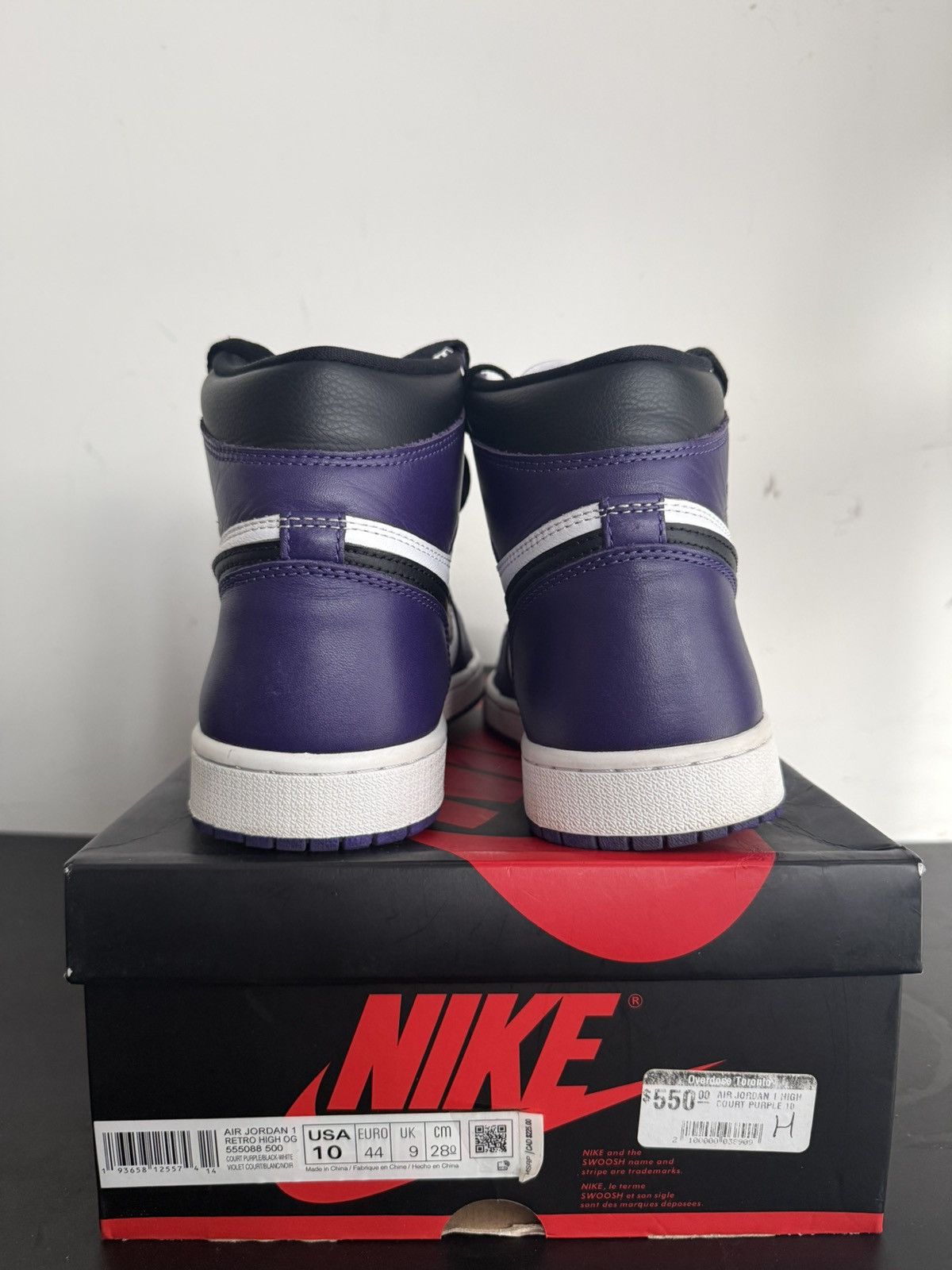 Jordan Brand Jordan 1 court purple Size US 10 / EU 43 - 4 Thumbnail