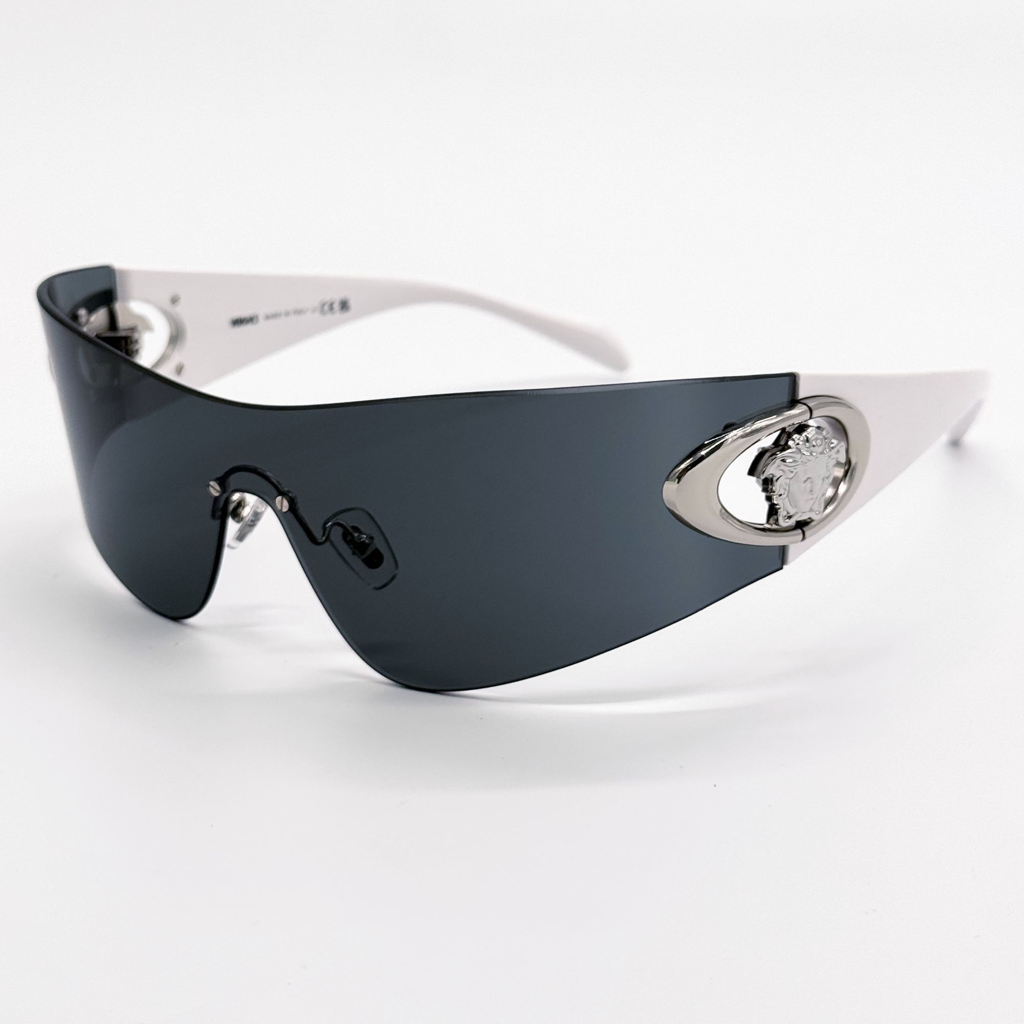 Versace NEW VE2280 1000/87 VERSACE SHIELD UNISEX SUNGLASSES VE2280 Size ONE SIZE - 5 Thumbnail