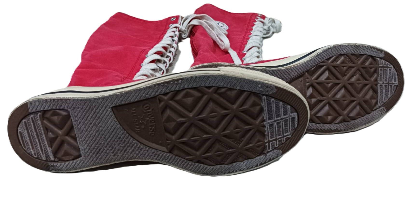 Converse × Vintage Converse All Star Chuck Taylor Knee High Y2K Red Tall Size US 7 / EU 40 - 5 Thumbnail