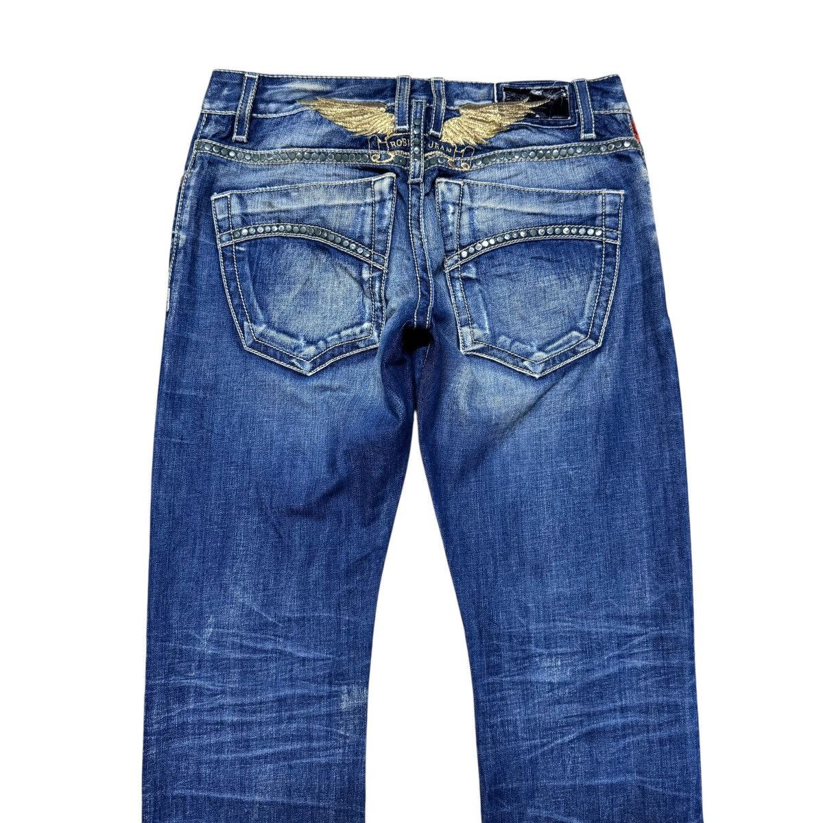 Robins Jeans Robins Jeans Denim Embroidery Jeans D5471GLD Size US 31 - 10 Thumbnail