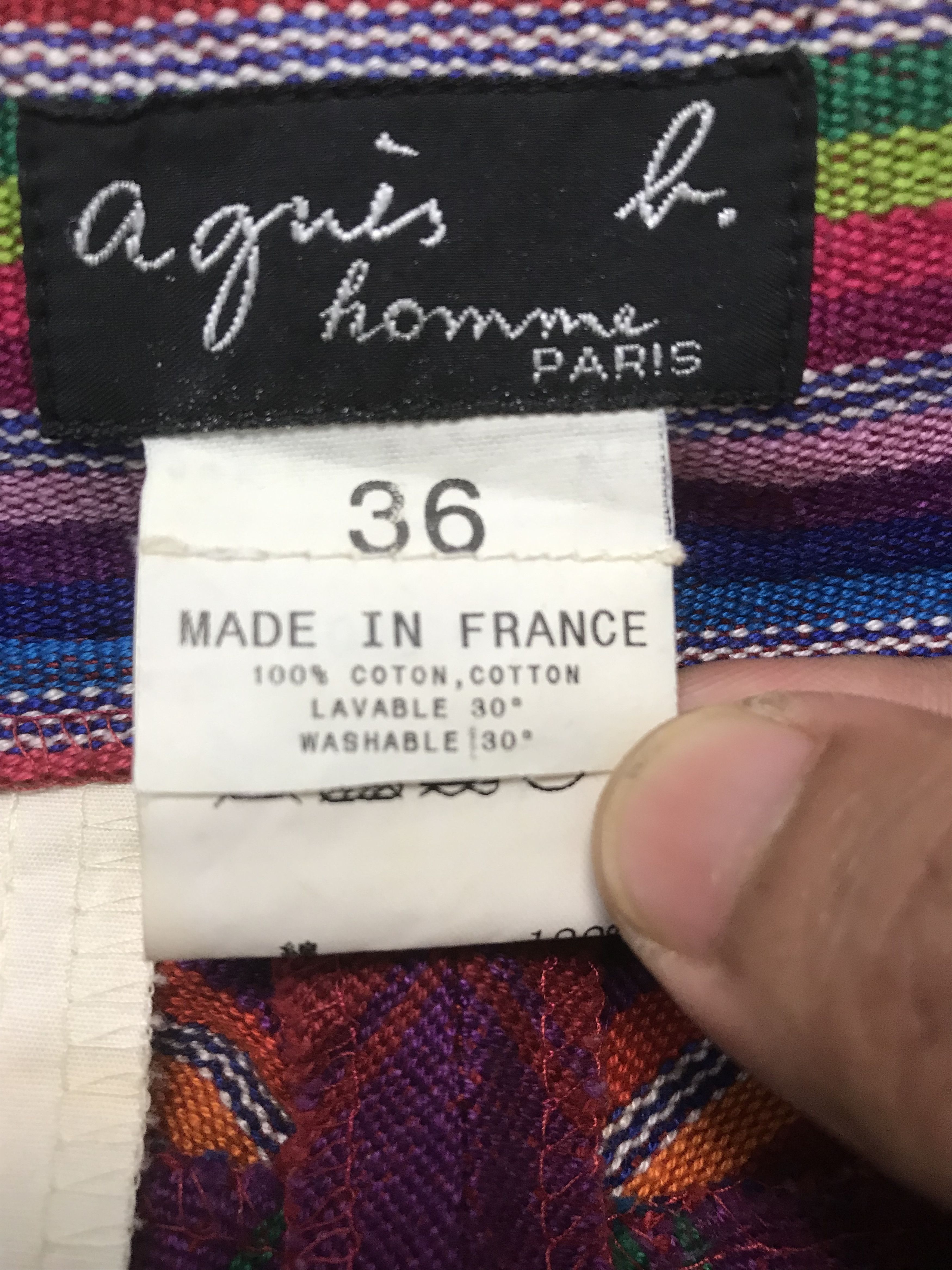 agnes b. Agnes b. Homme Paris Multicolour Pant Size 30" / US 8 / IT 44 - 7 Thumbnail