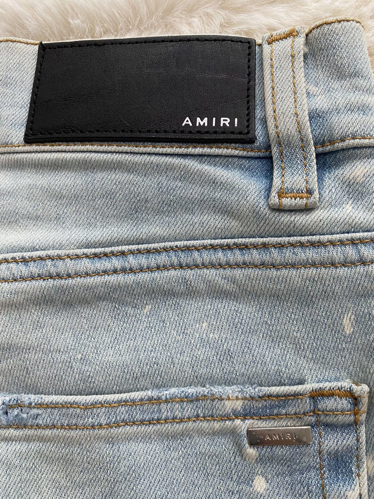 Amiri Amiri Indigo Paint Splatter Denim Jeans Size US 32 / EU 48 - 3 Thumbnail