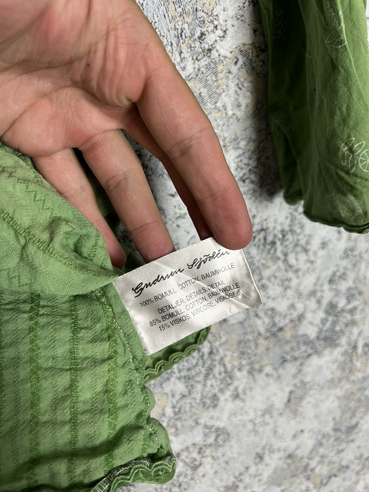 Designer Gudrun Sjoden Women's Top Blouse 100% Organic Cotton Sjöden Size S / US 4 / IT 40 - 7 Thumbnail