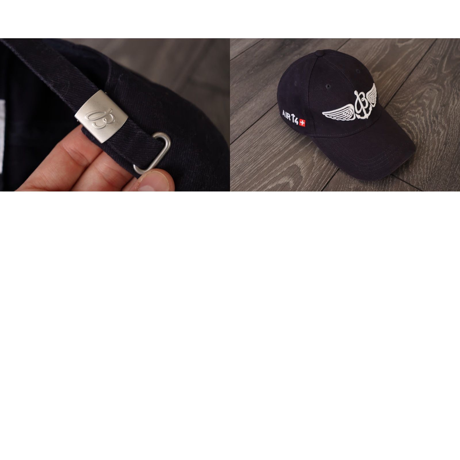 Breitling VINTAGE Breitling Cap Hat Swiss Air 14 Airshow Collectorable Edition One Size Blue Cotton Adjustable Men Logo 90s Championship Mens Size ONE SIZE - 8 Thumbnail