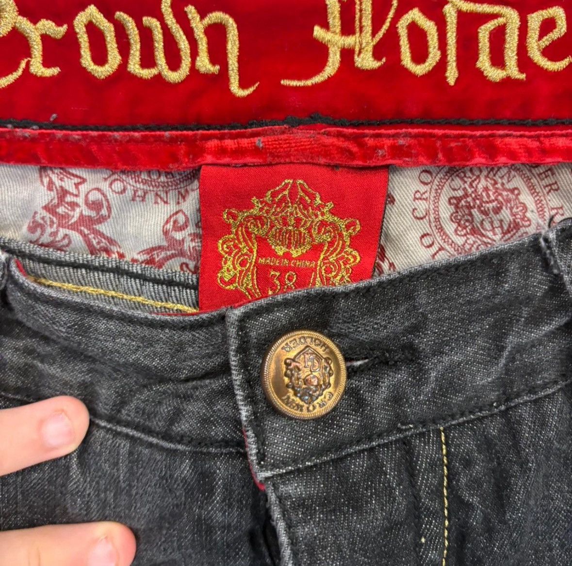 Other Y2K Crown Holder Baggie Jeans Size US 38 / EU 54 - 3 Thumbnail