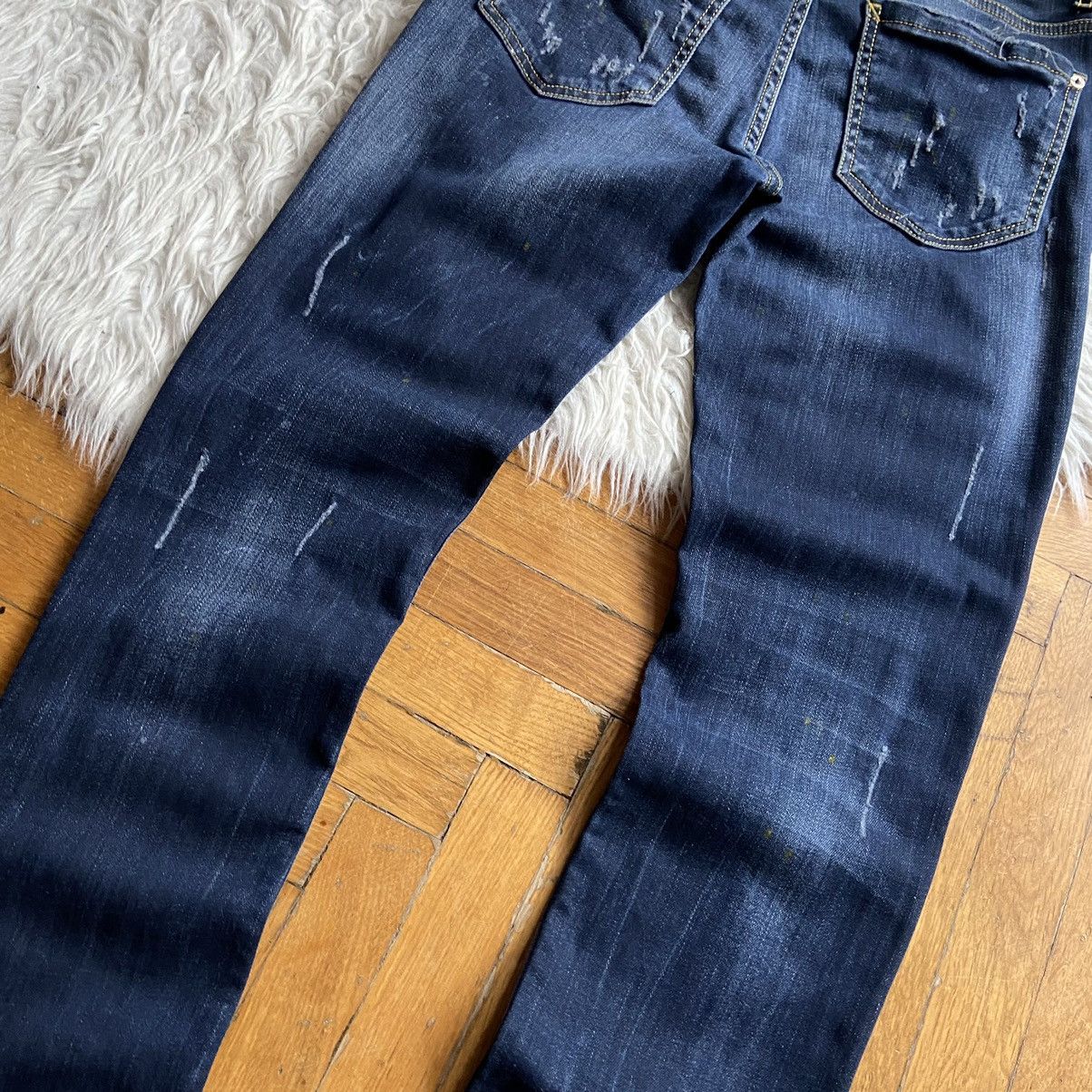 Dsquared2 × Japanese Brand 📌 Crazy Dsquared2 Y2k Distressed Skinny Jeans Size US 30 / EU 46 - 4 Thumbnail