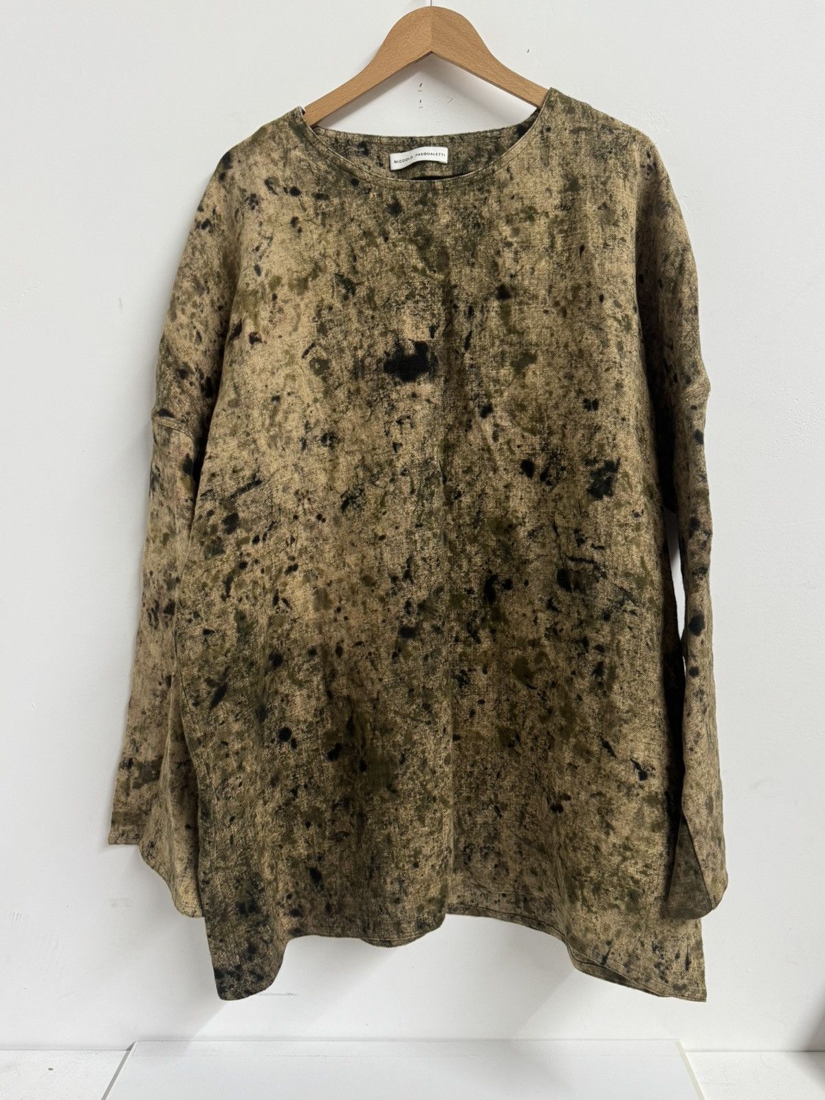 Other Niccolò Pasqualetti 100% Linen Splatter Dyed Long Sleeve Size US S / EU 44-46 / 1 - 1 Thumbnail
