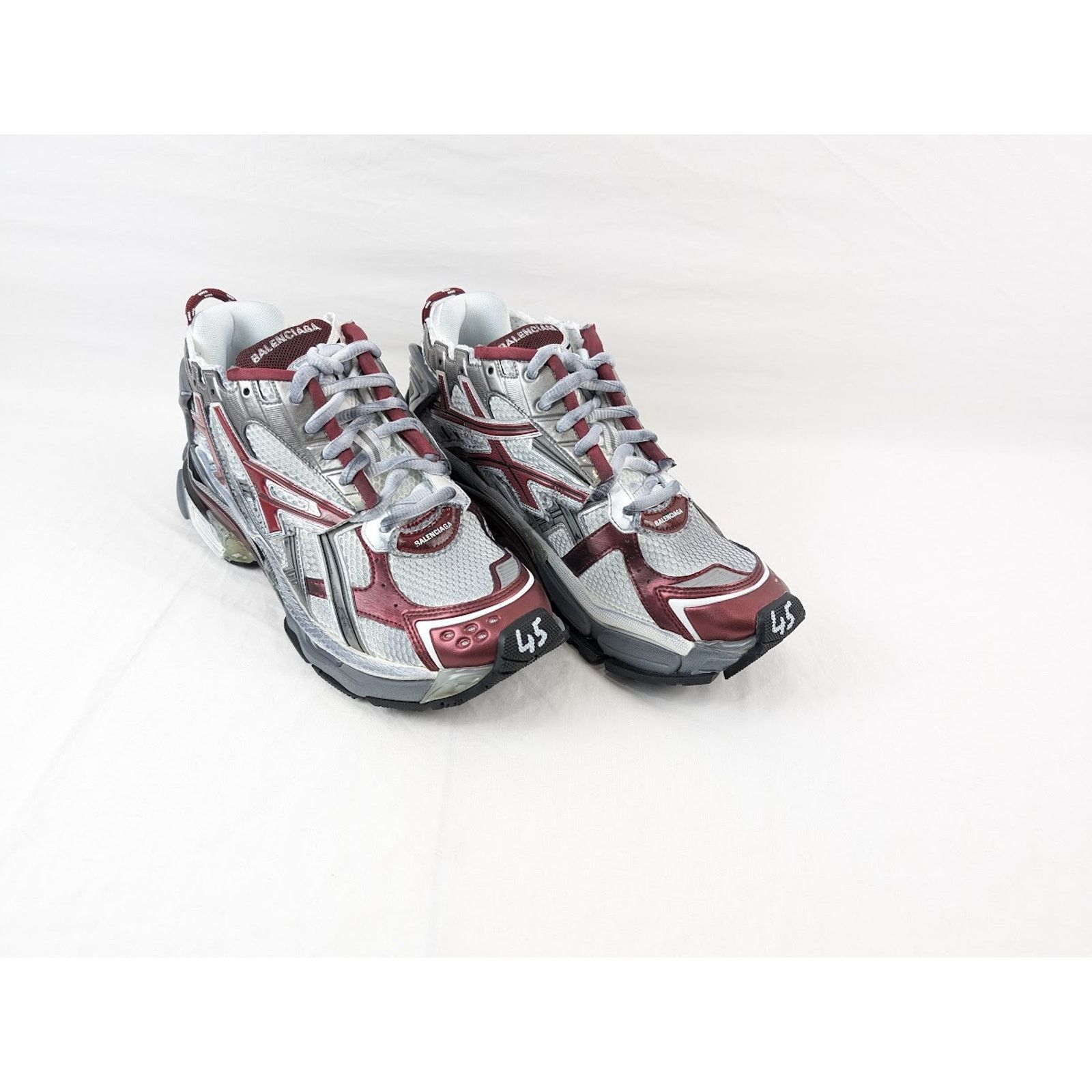 Balenciaga o1rshd1 Four Color Rubber Runners in Multicolor Size US 10 / EU 43 - 16 Thumbnail