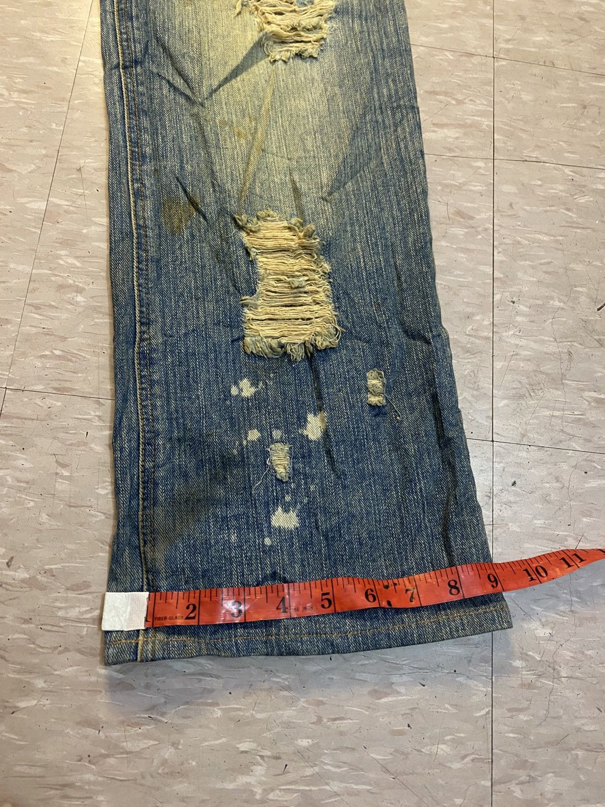 If Six Was Nine × Japanese Brand × Le Grande Bleu (L.G.B.) Exhibitionist distressed jeans ifsixwasnine style Size US 32 / EU 48 - 13 Thumbnail