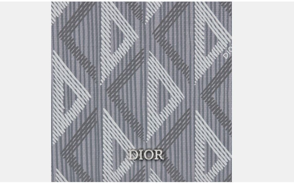 Dior o1w1db10325 2ESBC0 Size: OS / Bifold Wallet in Grey Size ONE SIZE - 4 Thumbnail