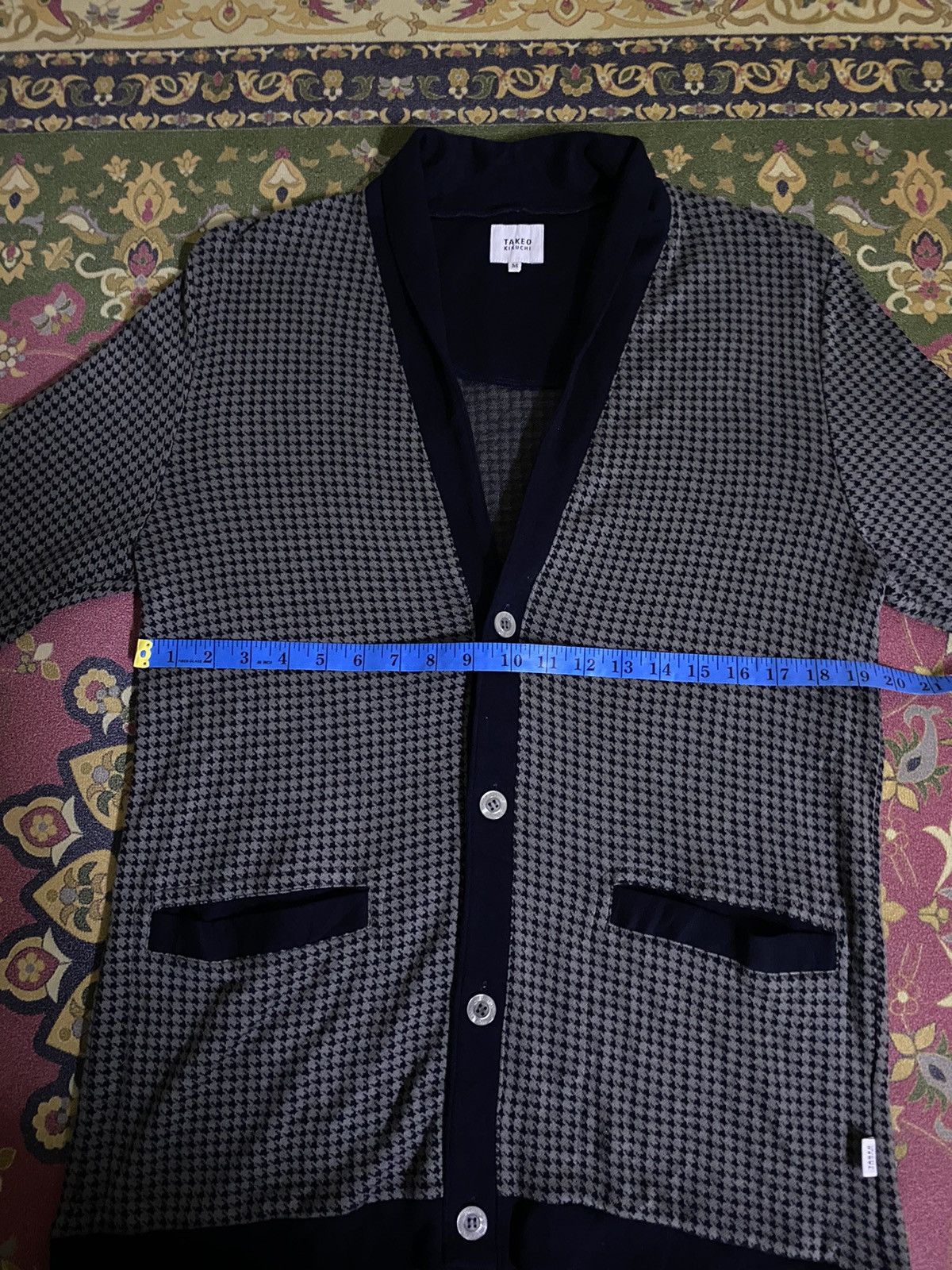 Japanese Brand × Takeo Kikuchi Vintage Japanese Brand Takeo Kikuchi Cardigan Size US M / EU 48-50 / 2 - 13 Thumbnail