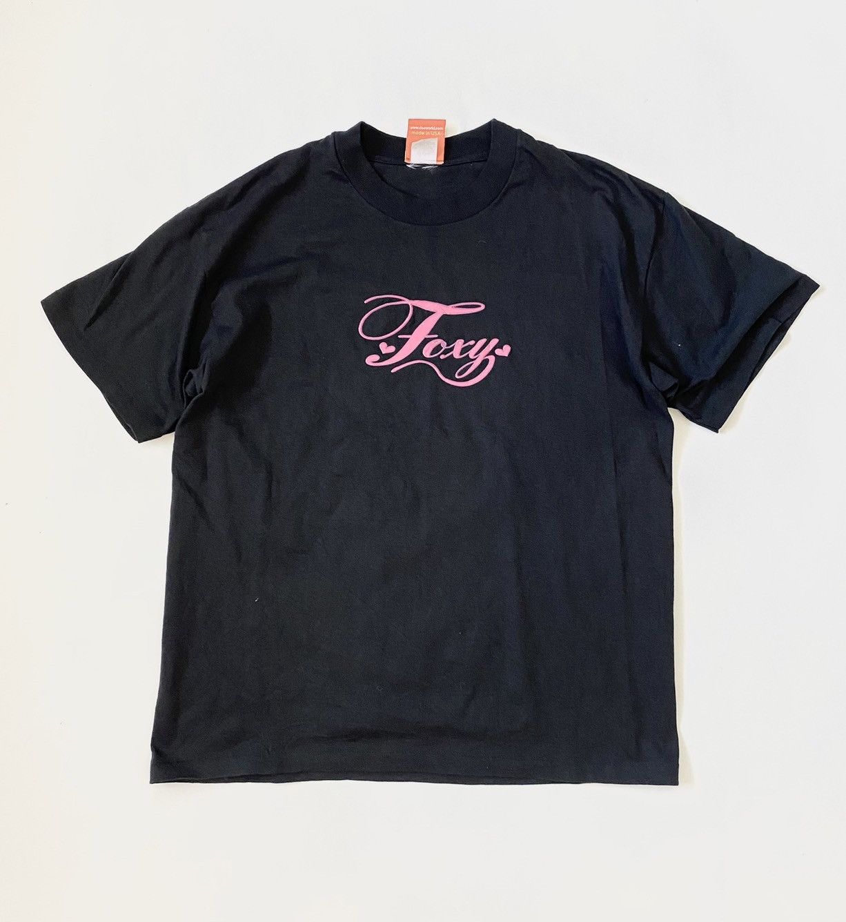 Japanese Brand × Vintage Vintage doe Slogan Boxy Tee (Roxy Parody) Size US L / EU 52-54 / 3 - 1 Thumbnail
