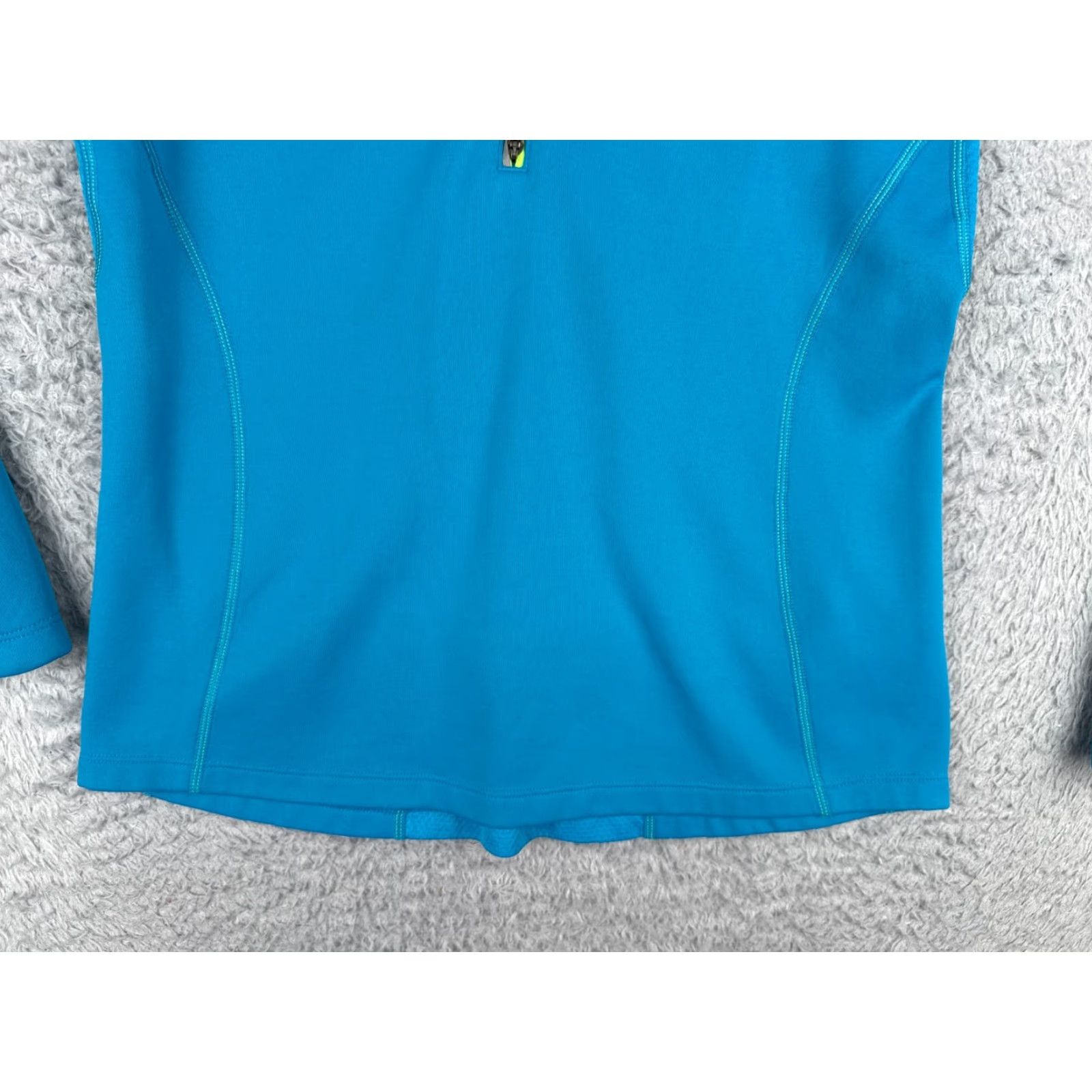 The North Face The North Face Sweatshirt Women Small Blue 1/4 Zip Pullover 100% Polyester FlashDry Size S / US 4 / IT 40 - 5 Thumbnail