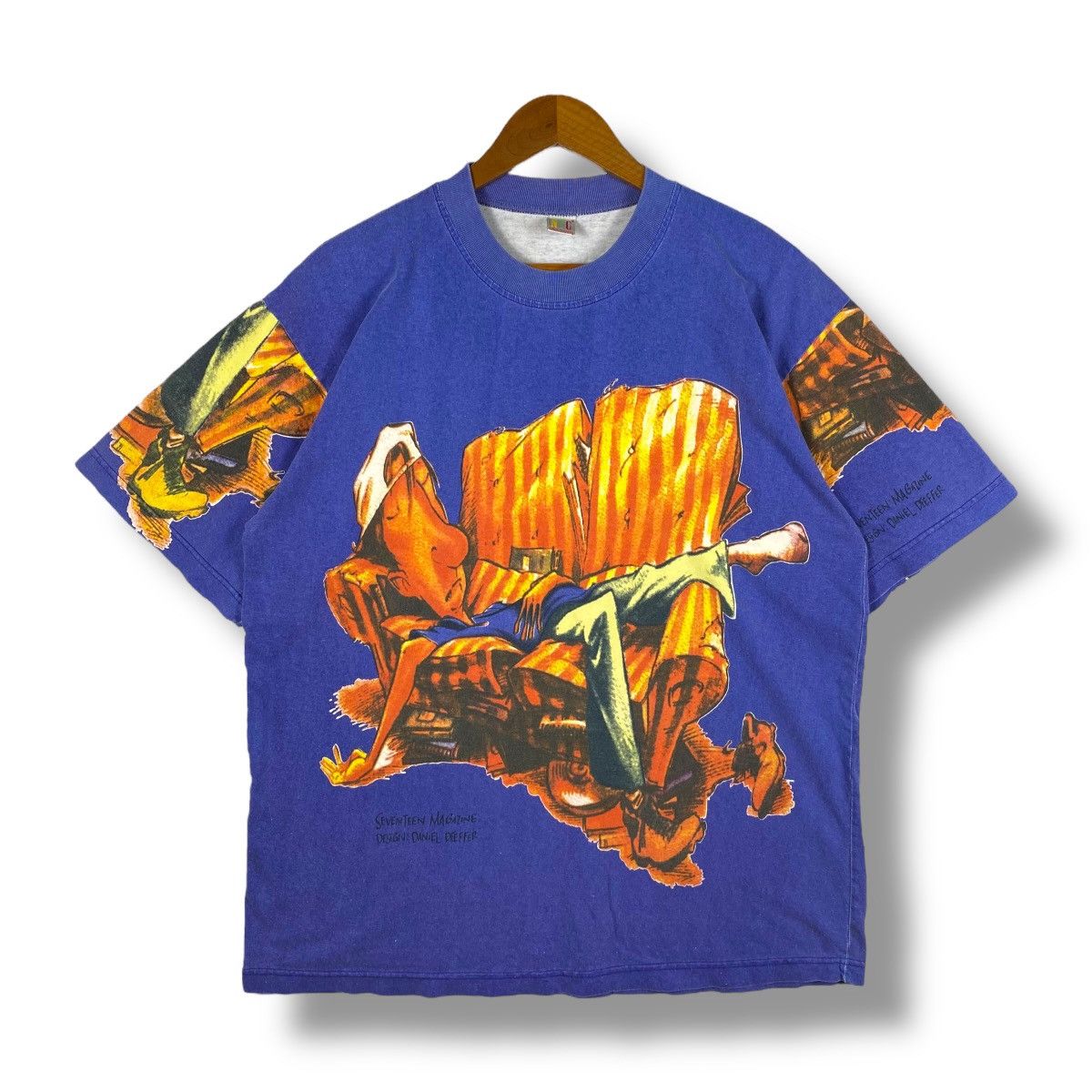 Vintage Vintage 90's 7 STATES One Home Rate Seventeen Magazine Size US XL / EU 56 / 4 - 1 Thumbnail